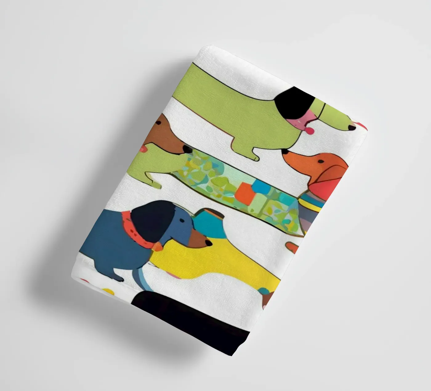 Teckels badhanddoek van 83oranges.com