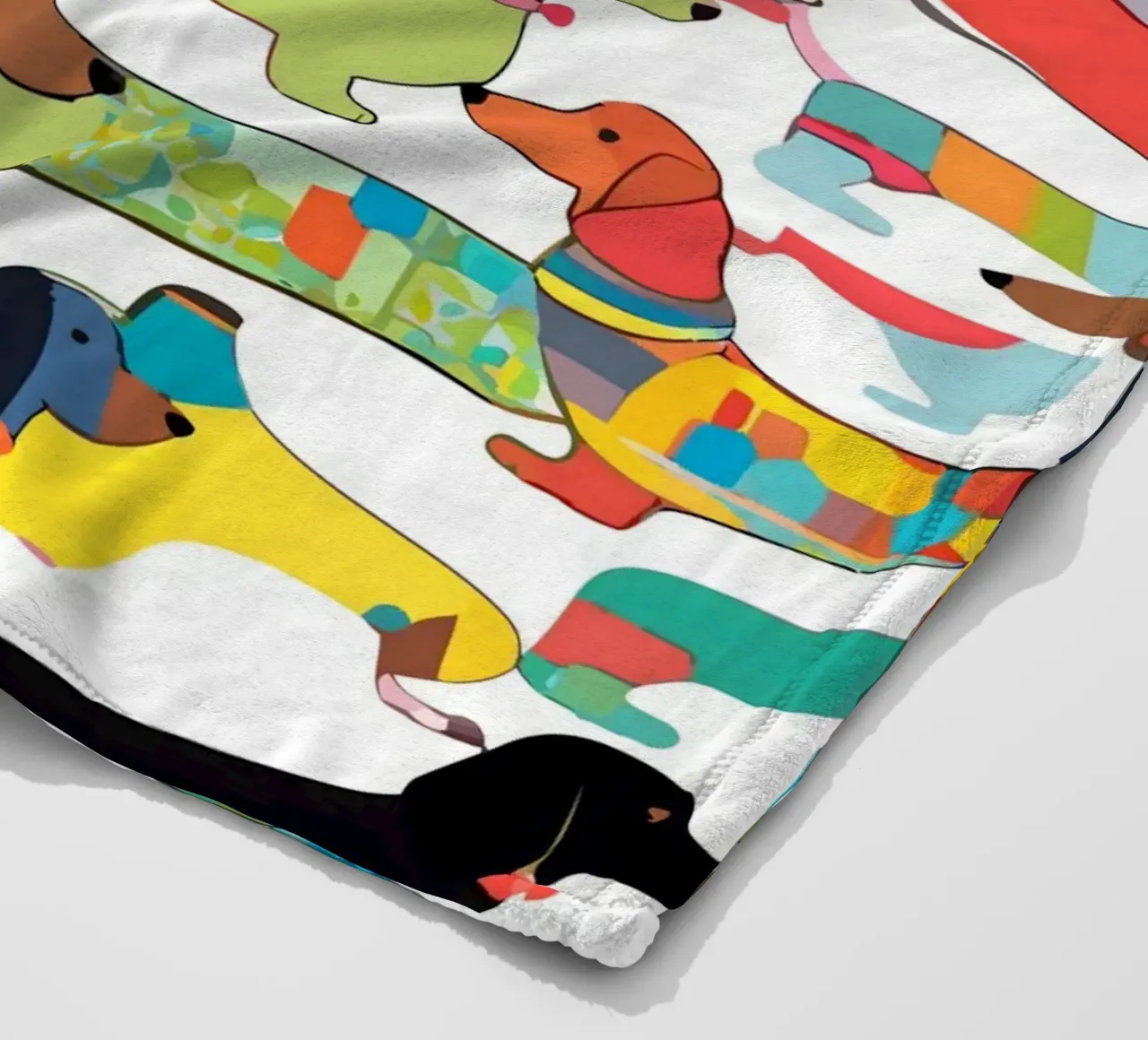 Teckels fleecedeken van 83oranges.com