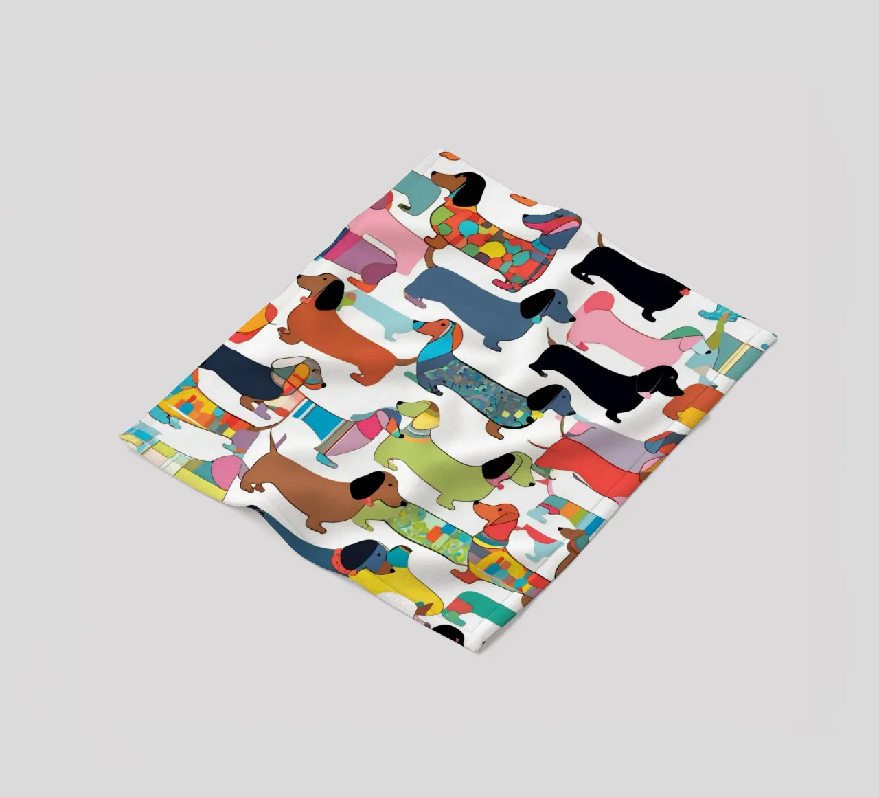 Teckels fleecedeken van 83oranges.com