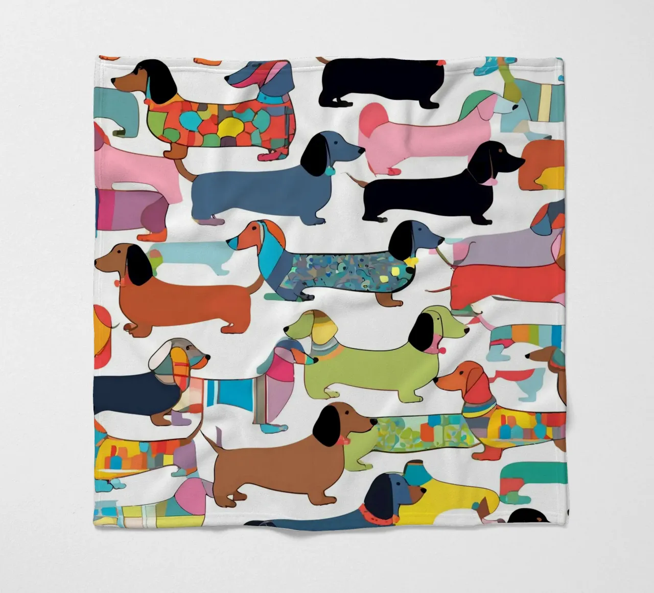 Teckels fleecedeken van 83oranges.com