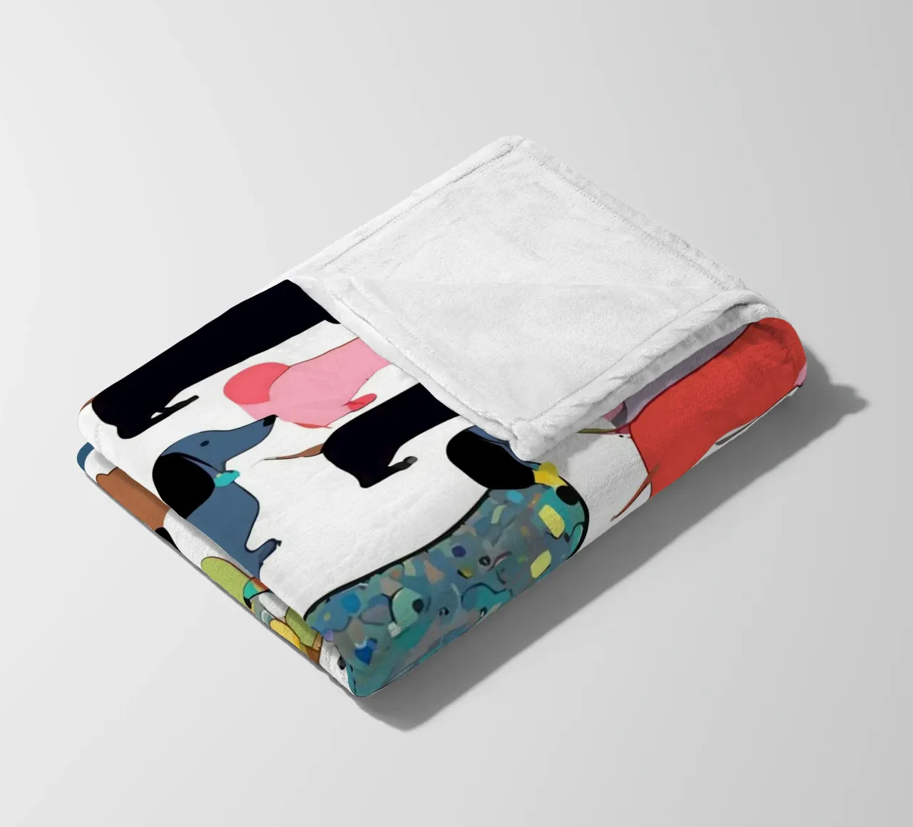 Teckels fleecedeken van 83oranges.com