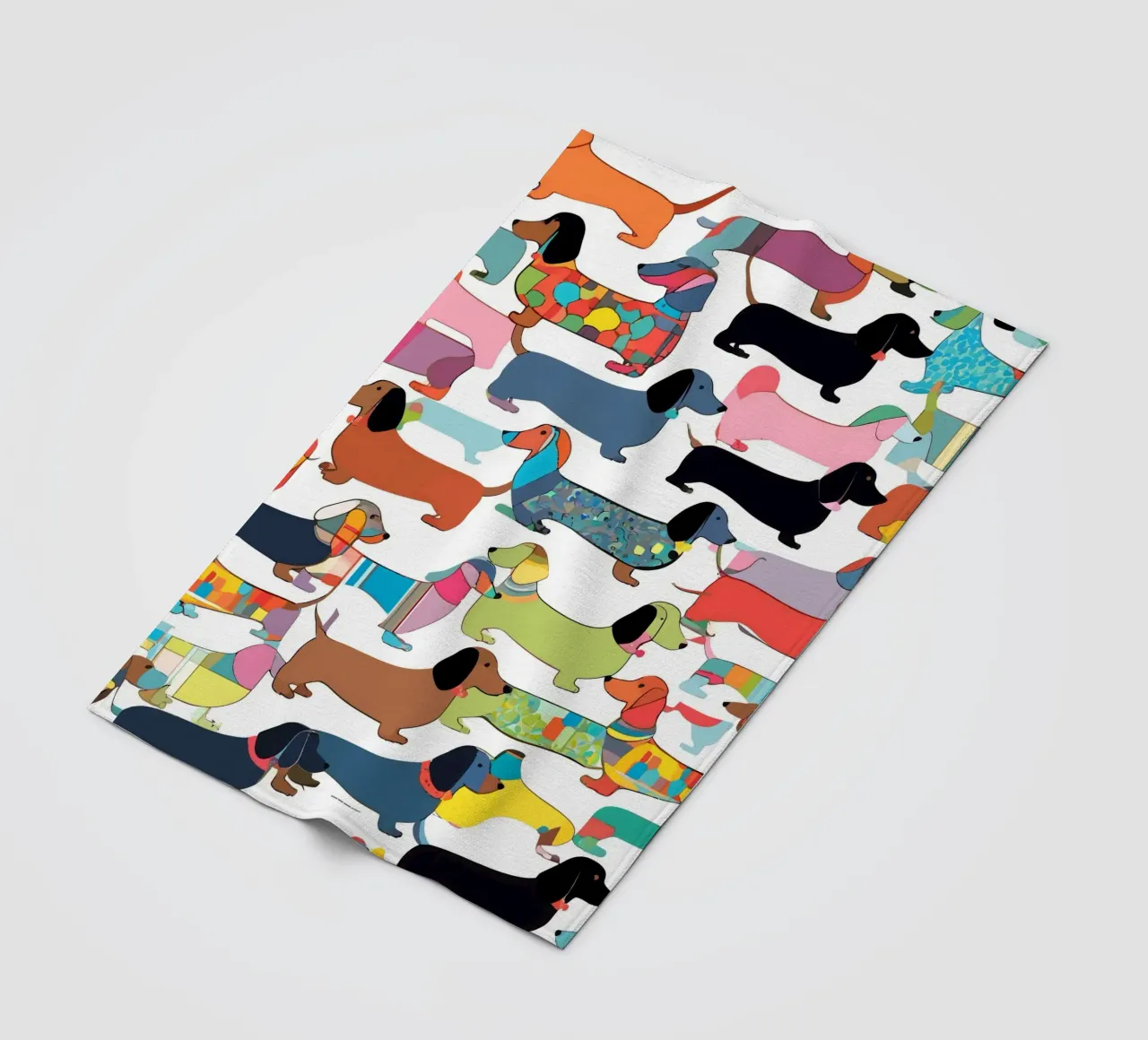 Teckels fleecedeken van 83oranges.com