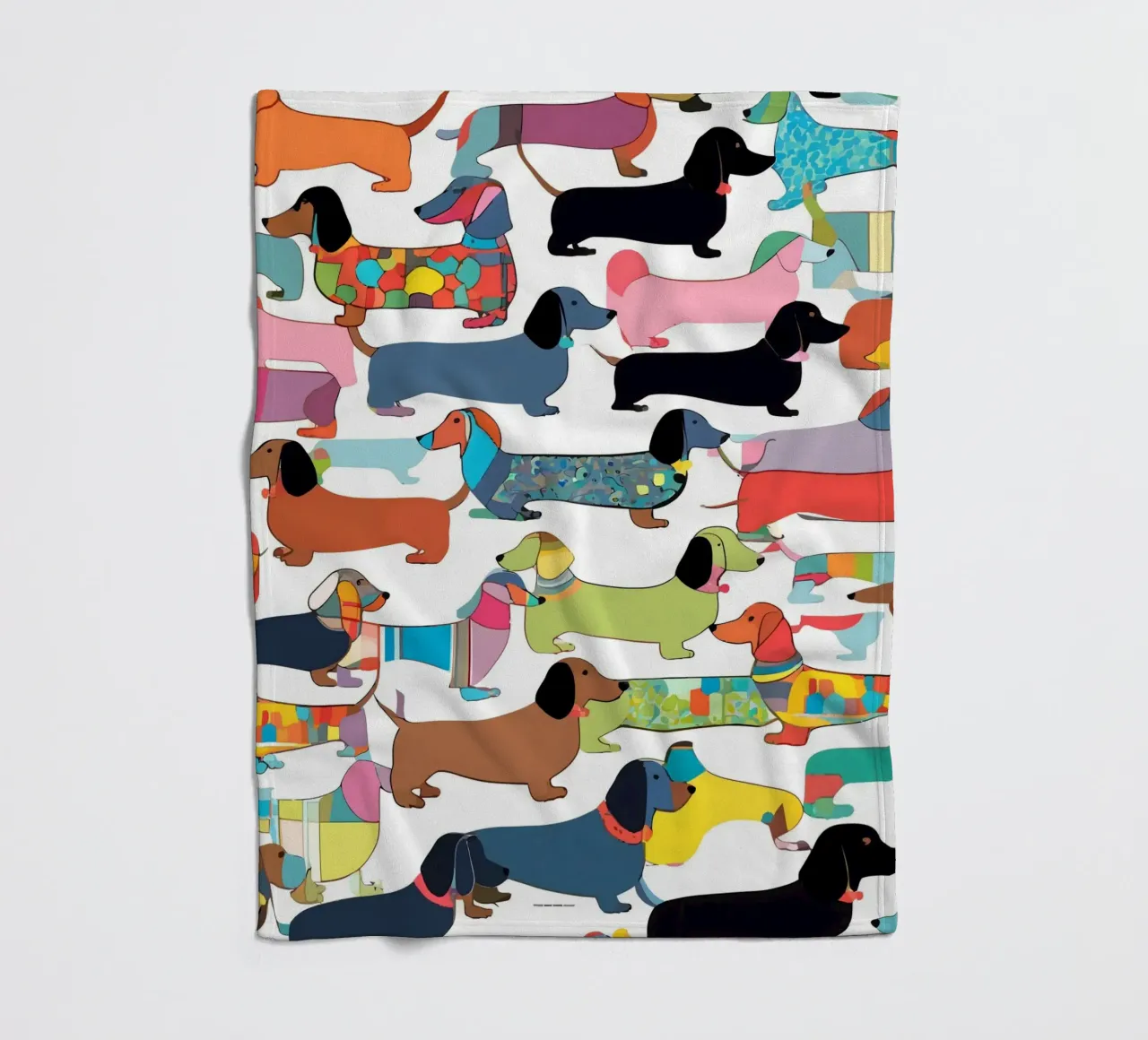 Teckels fleecedeken van 83oranges.com