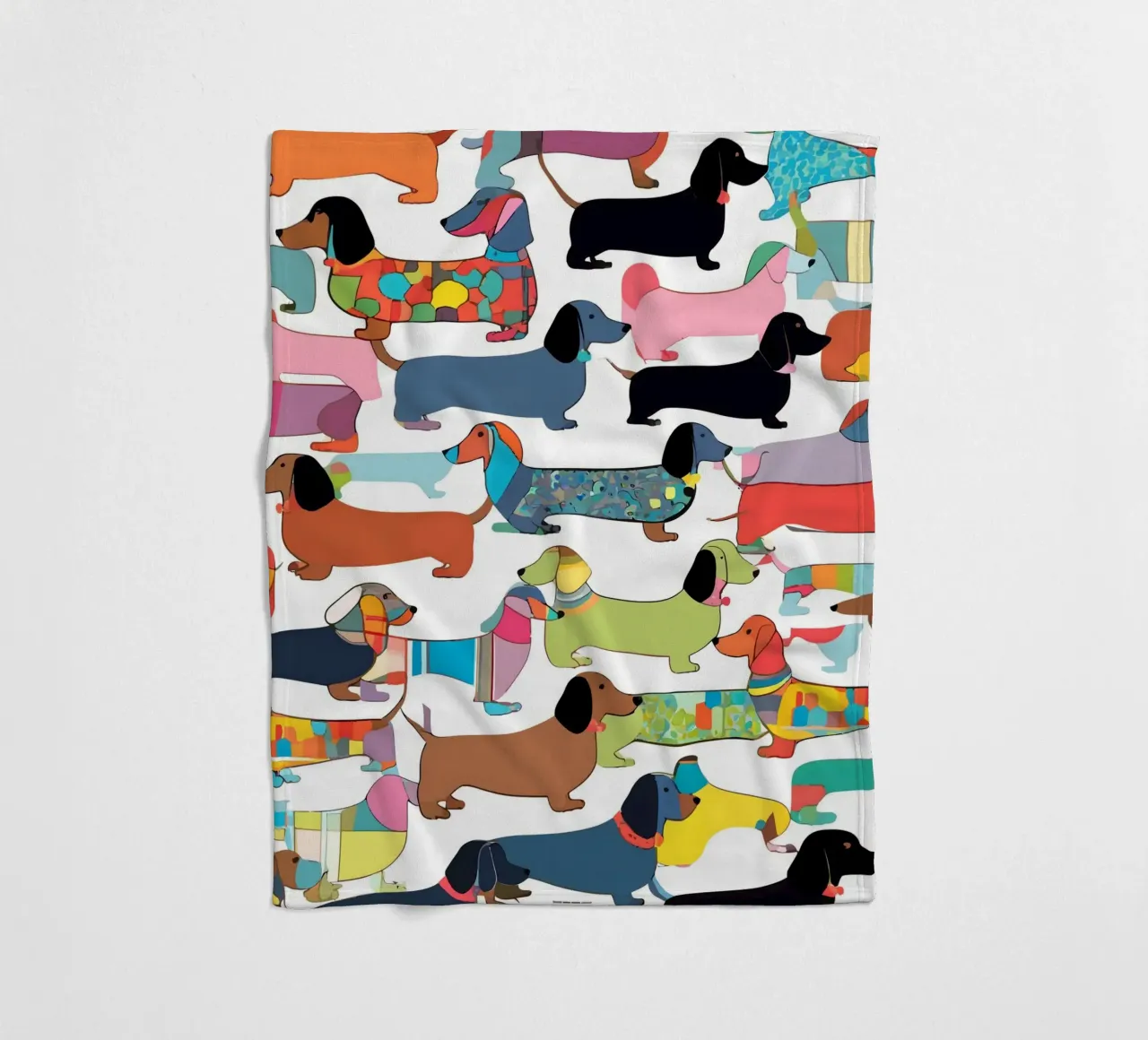 Teckels fleecedeken van 83oranges.com