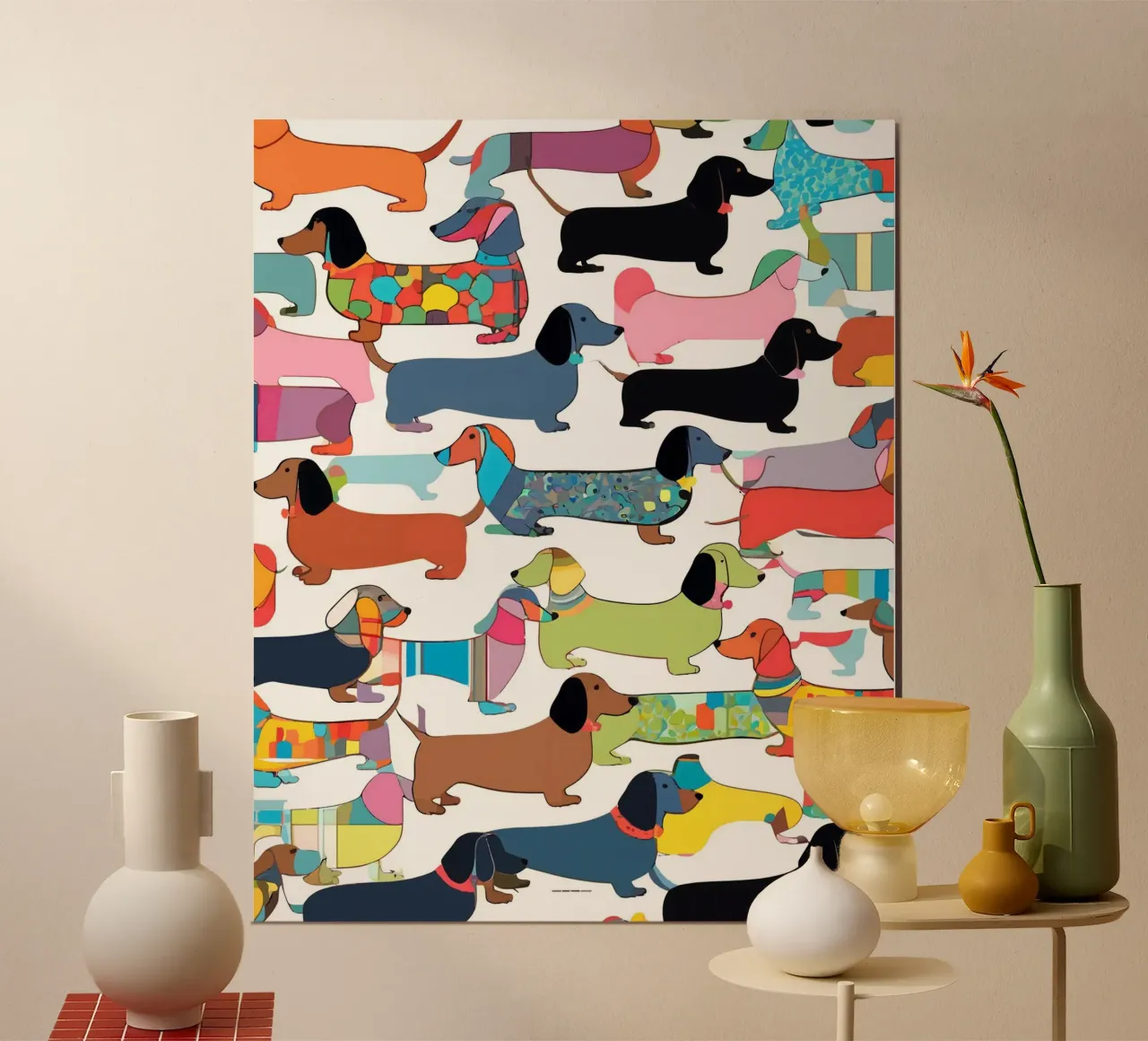 Teckels poster van 83oranges.com