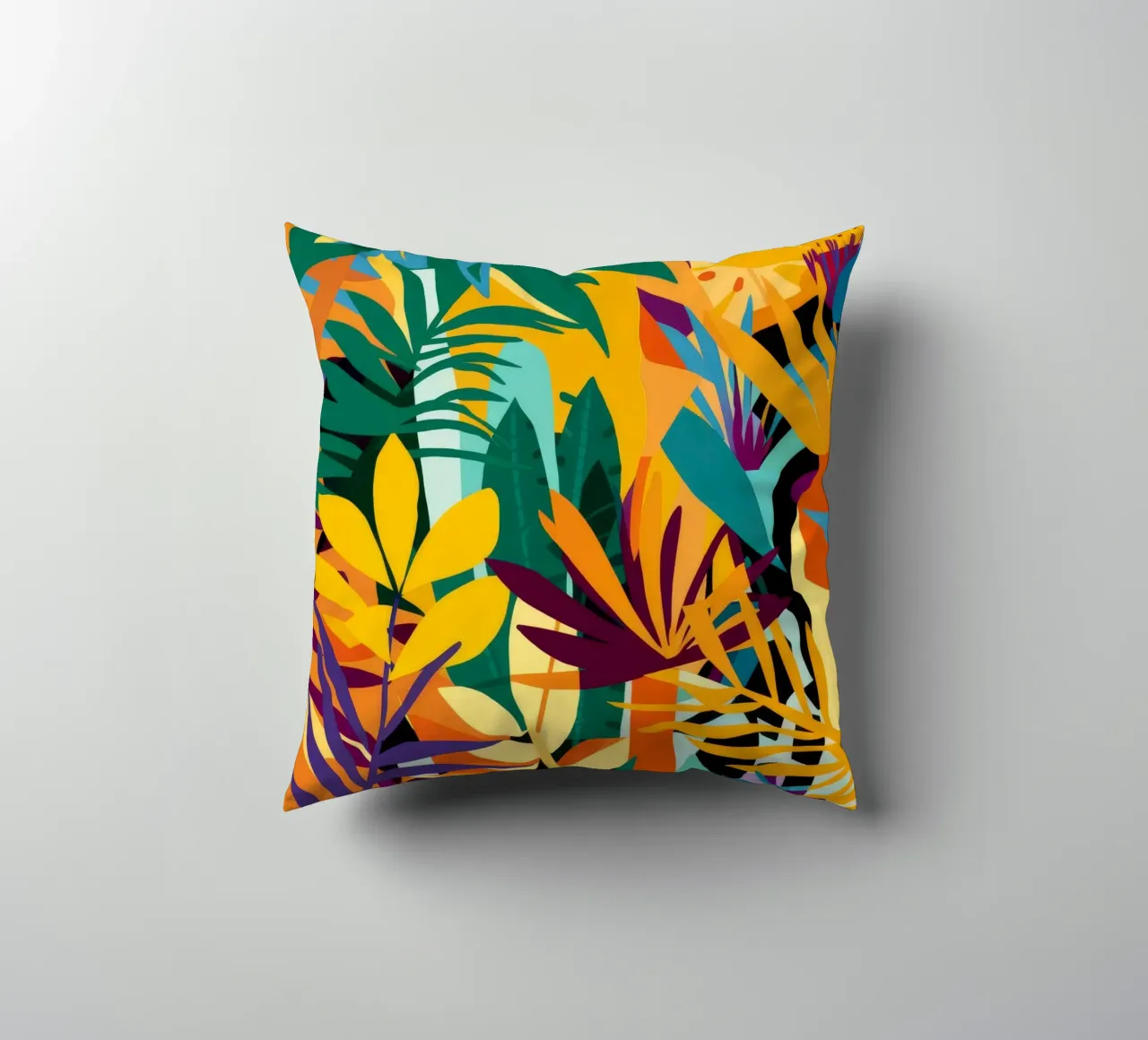 Haze tropicale d'oro cuscino da Dawn Light
