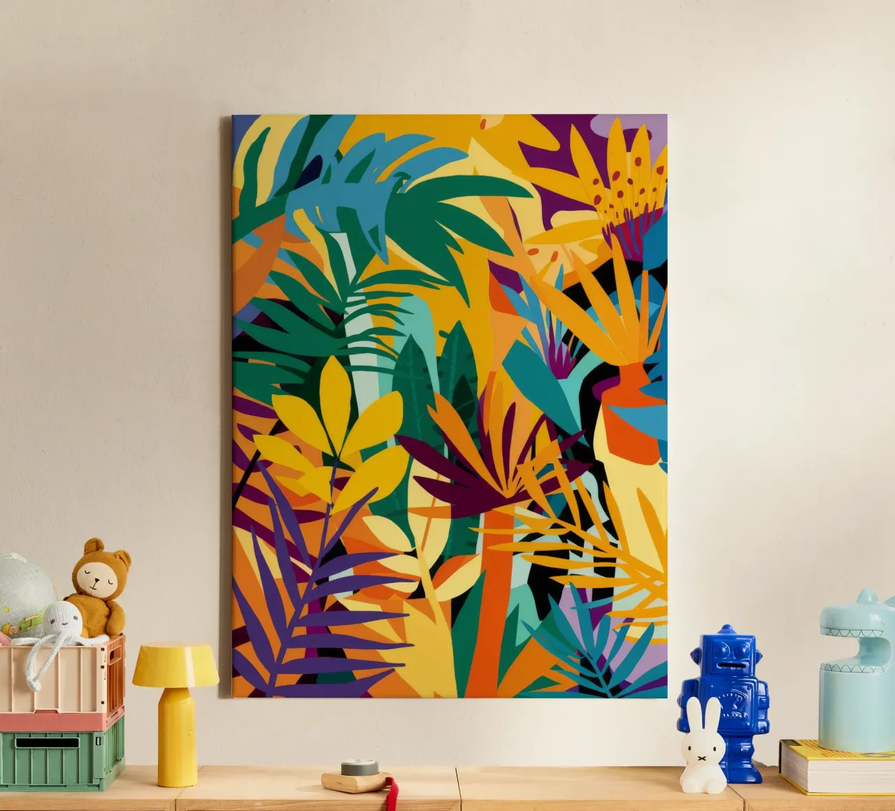 Haze tropicale d'oro tela da Dawn Light