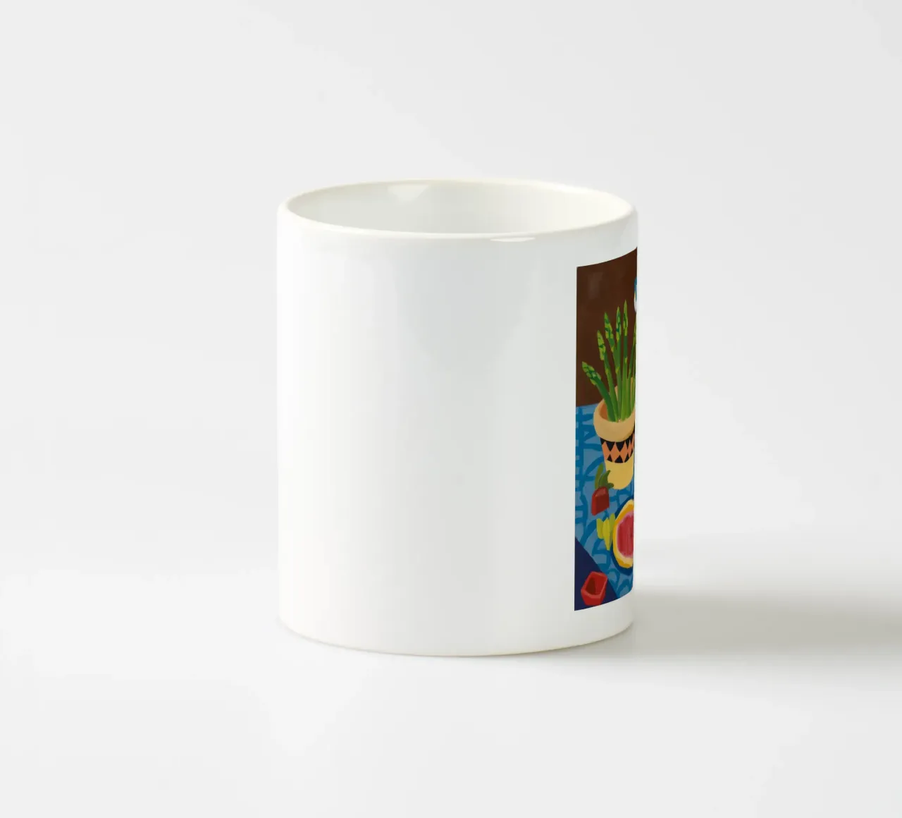 Festa da tavola verdeggiante tazza in ceramica da Fable Tempa