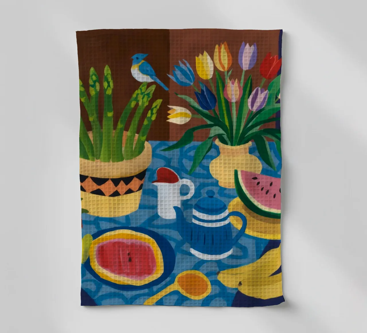 Festin de table verdoyant torchon de Fable Tempa