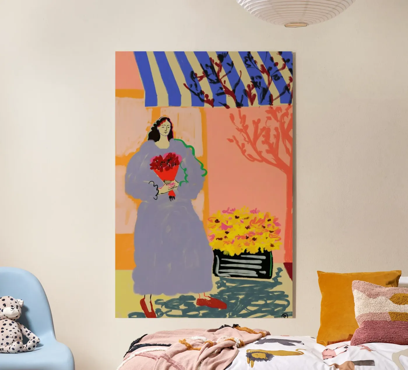 Flower Shopping plexiglass da Sandra Poliakov