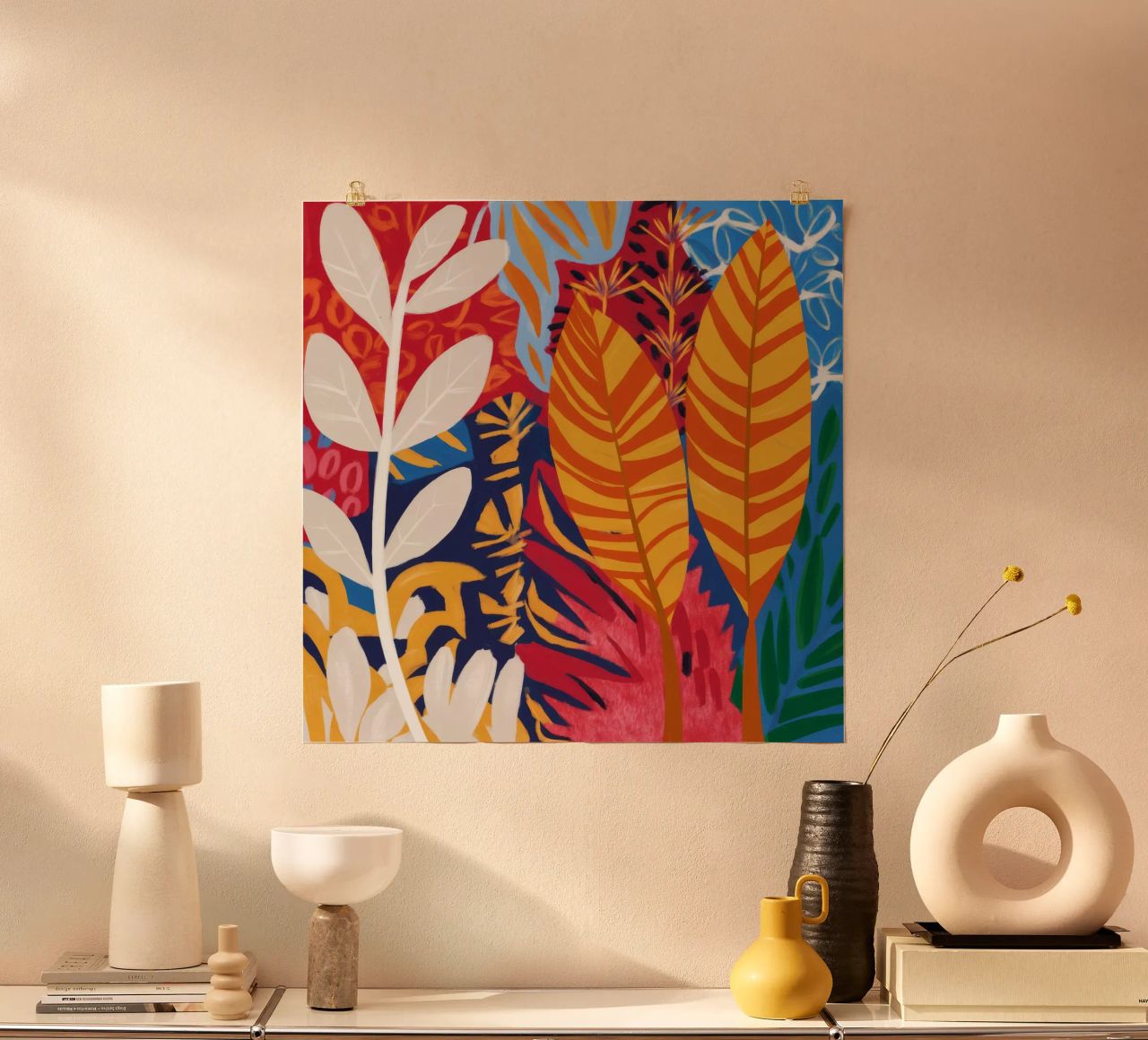 Fiery Autumnal Leaves poster by Dawn Light