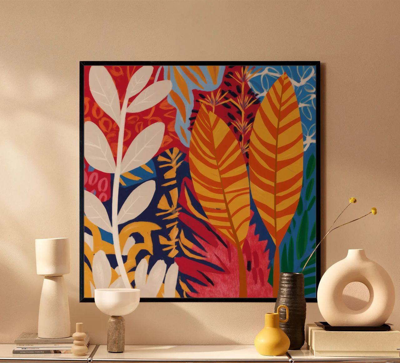 Fiery Autumnal Leaves poster by Dawn Light