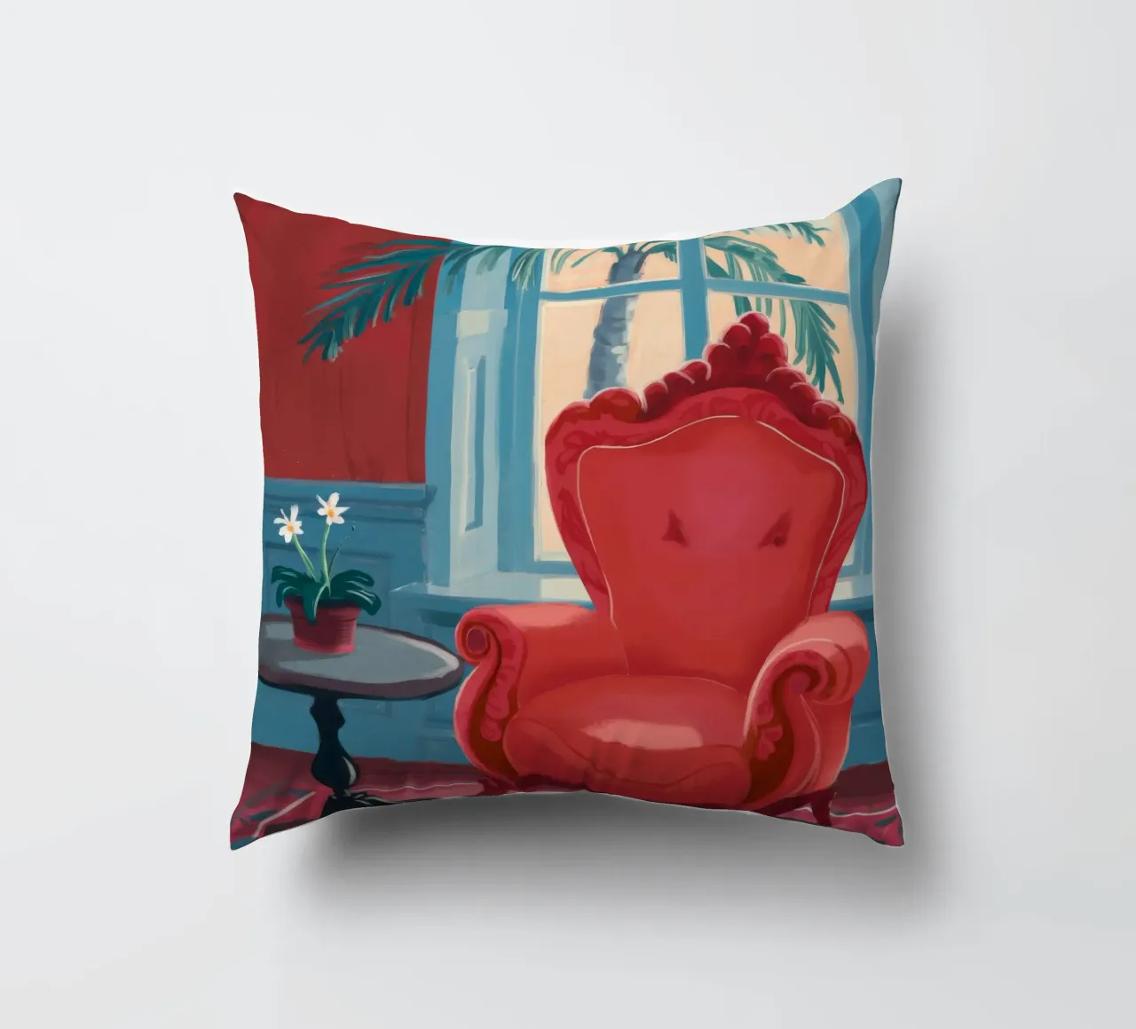 Velluto Wingback Solitude cuscino da Pan Denim