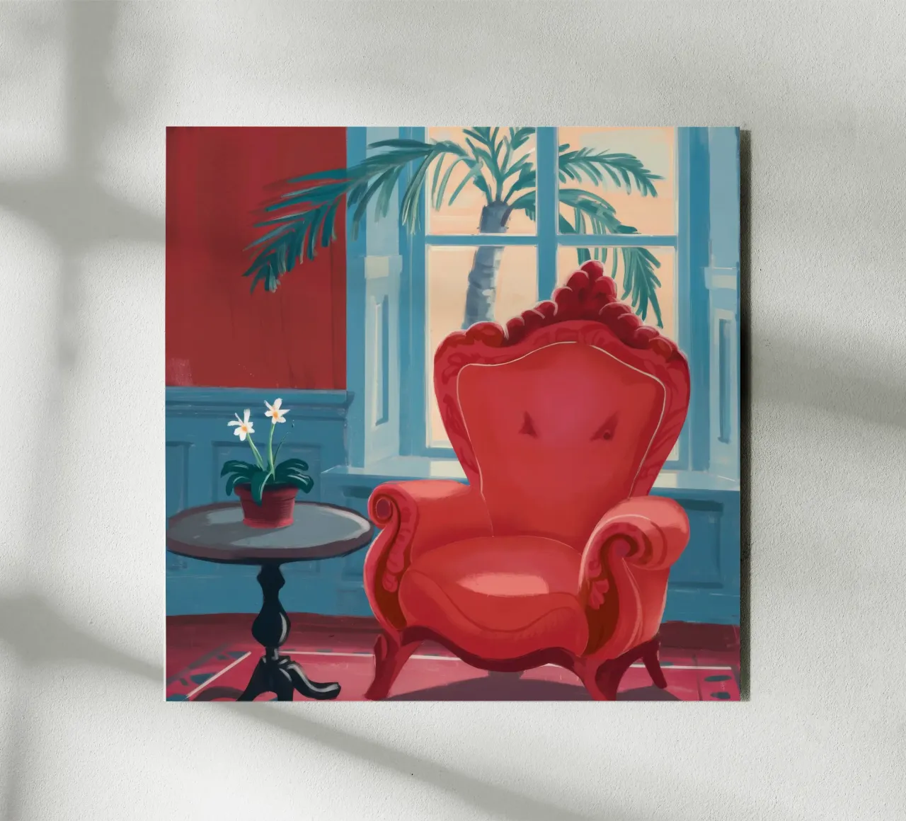 Velluto Wingback Solitude alluminio dibond da Pan Denim