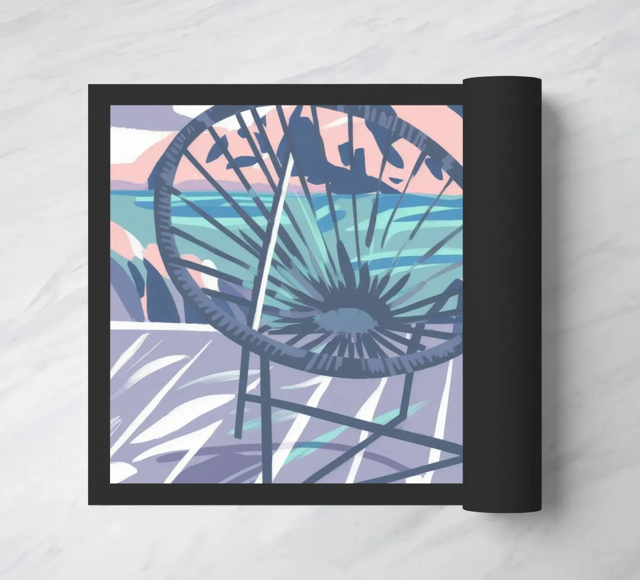 Terrazza sul mare Solitudine zerbino da Dawn Light
