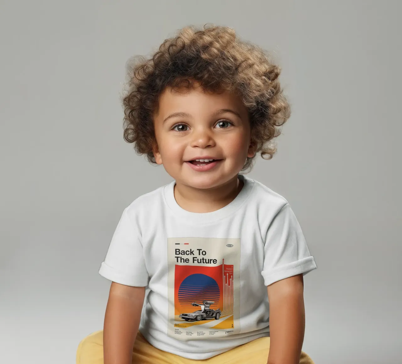 Vintage Back To The Future baby t-shirt by yurdom