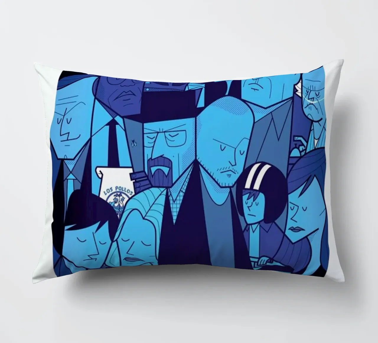 I'm the one who knocks - blue version cuscino da Ale Giorgini