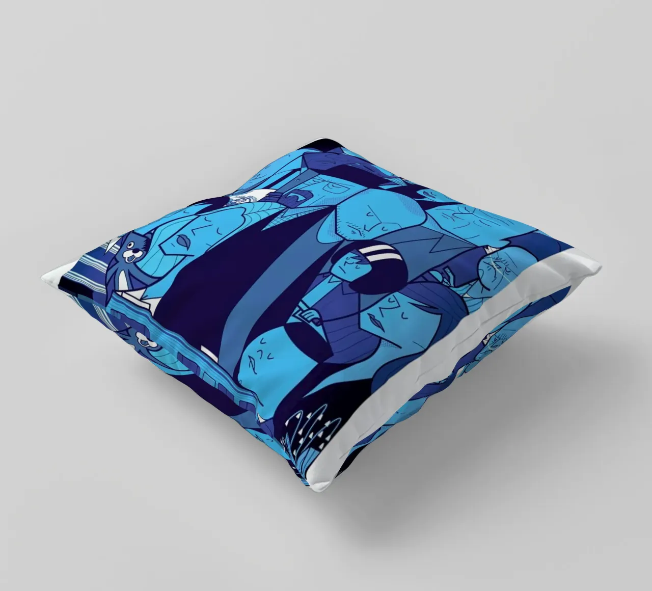 I'm the one who knocks - blue version cuscino da Ale Giorgini