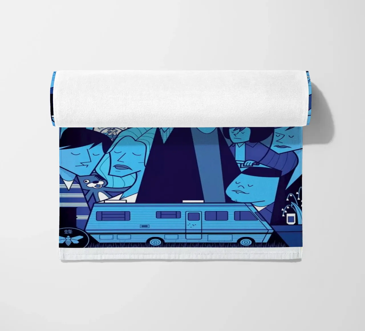 I'm the one who knocks - blue version telo mare da Ale Giorgini