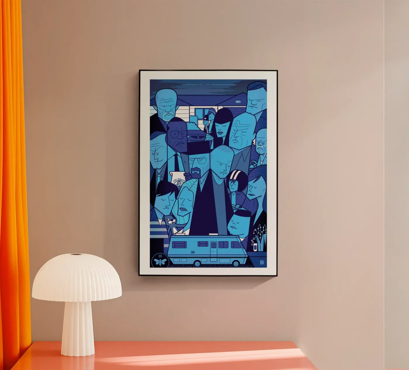 I'm the one who knocks - blue version plexiglass da Ale Giorgini