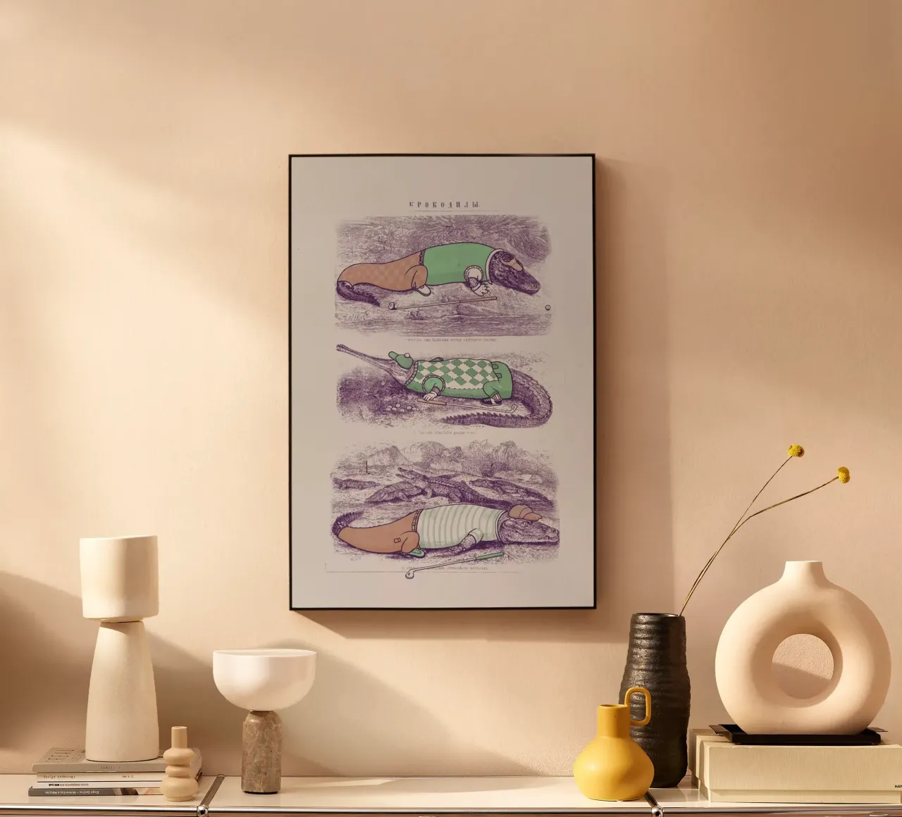 Golf Buddies plexiglass da Jacques Maes