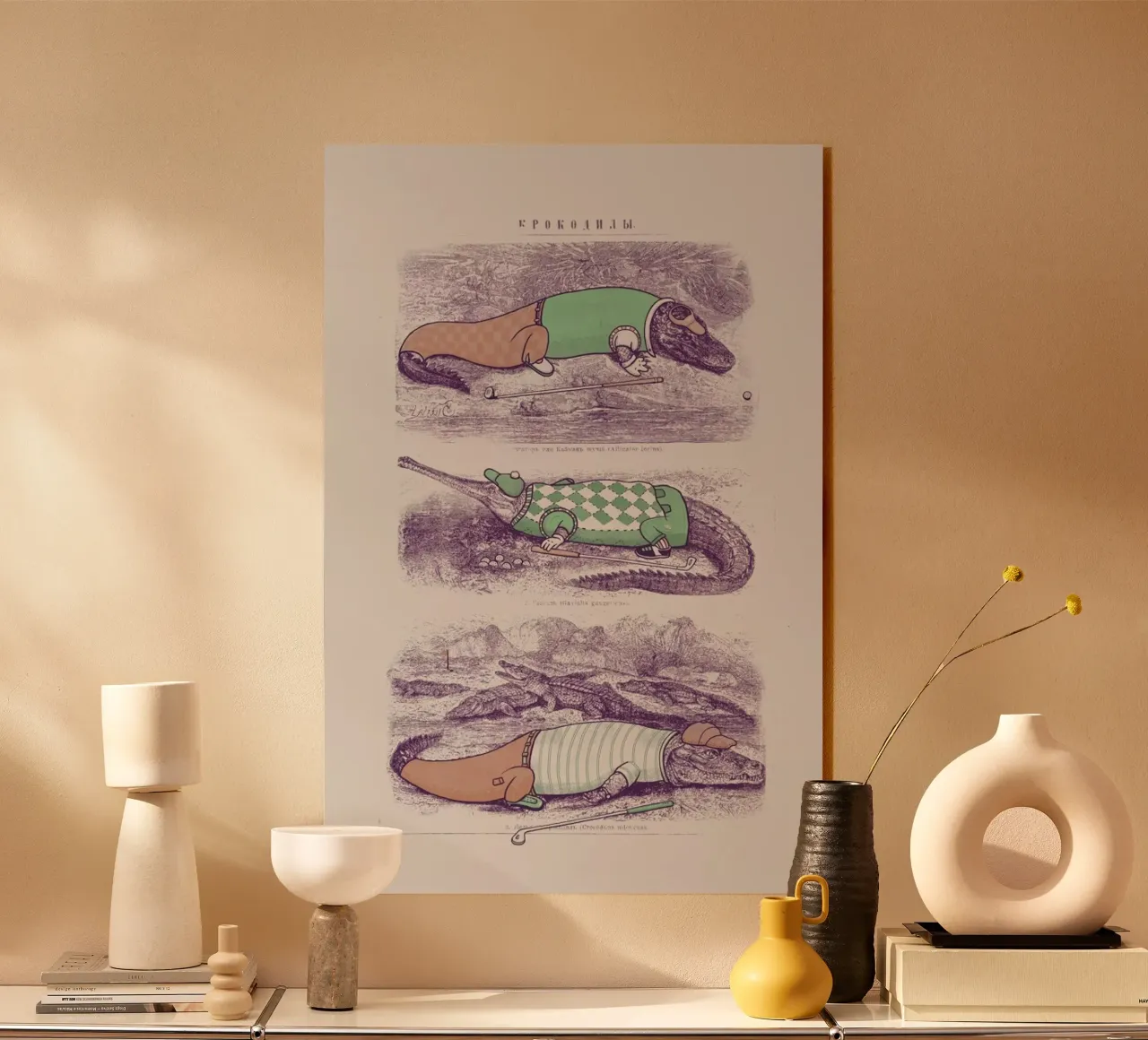 Golf Buddies plexiglass da Jacques Maes