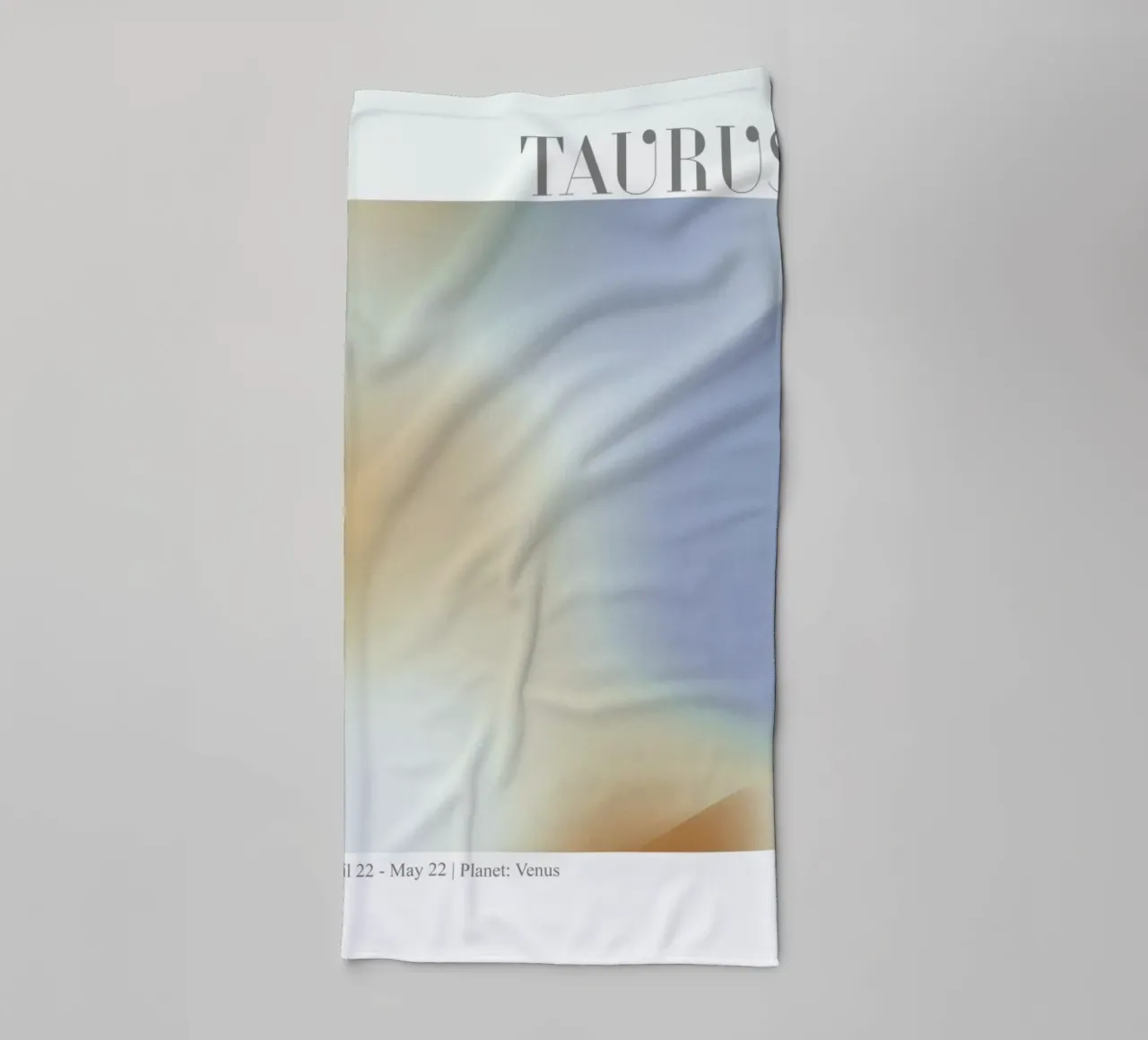 Taurus Abstract Aura asciugamano da bagno da cafelab