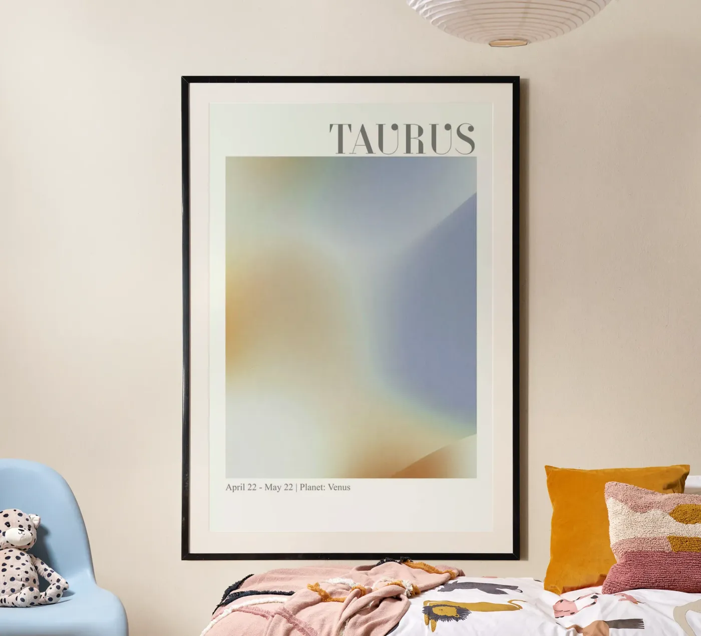 Taurus Abstract Aura poster da cafelab