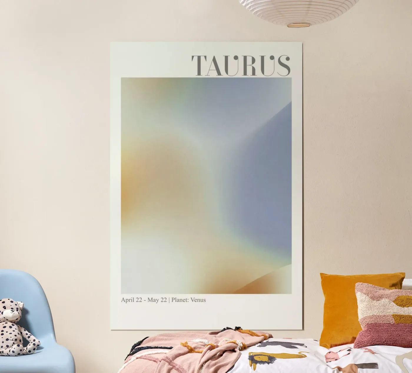 Taurus Abstract Aura poster da cafelab