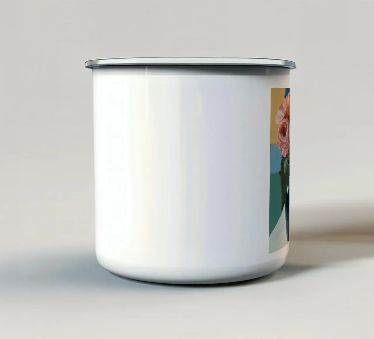 Mattina con toni agrumati tazza in smalto da Fable Tempa