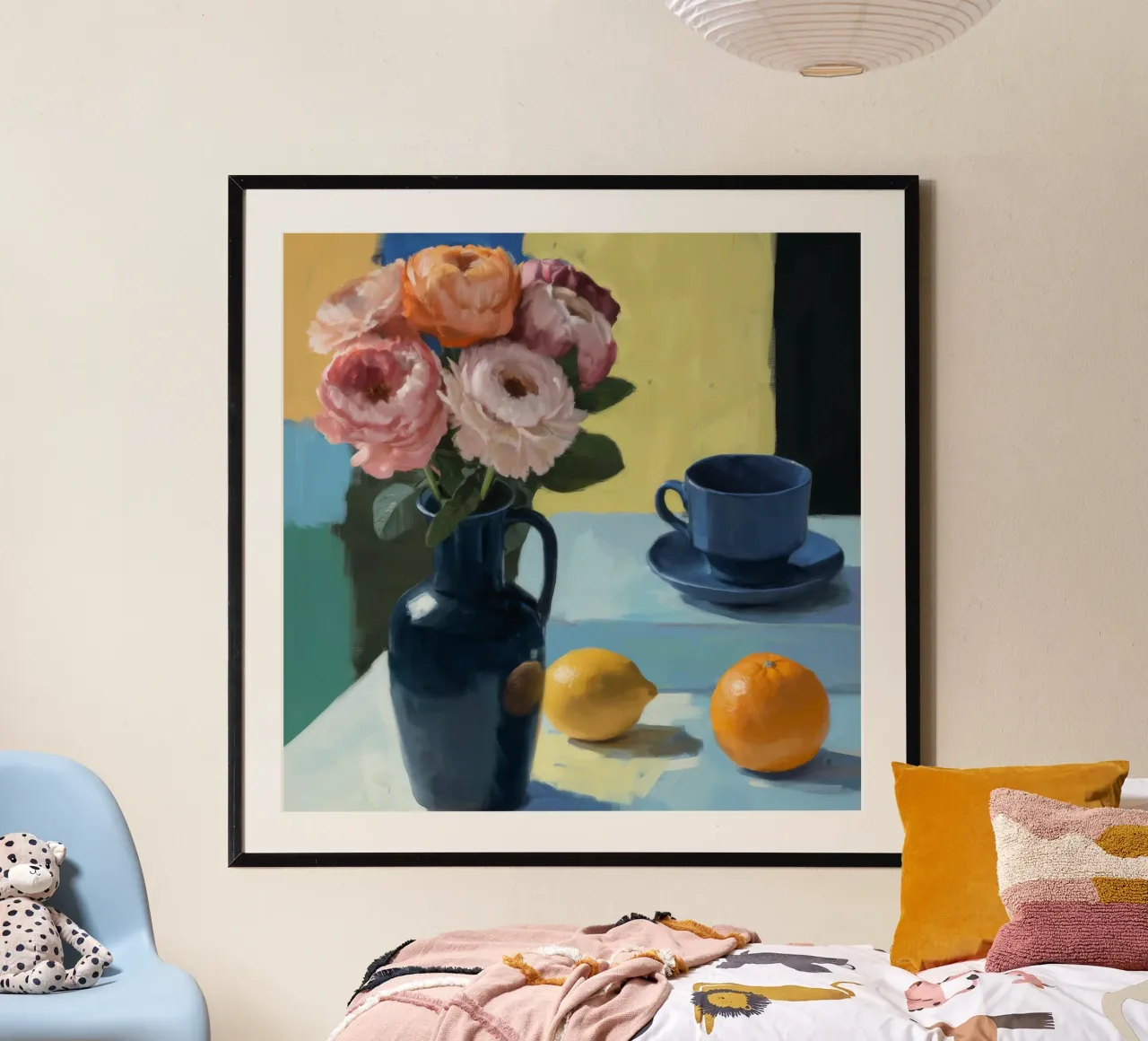 Mattina con toni agrumati poster con telaio in alluminio da Fable Tempa