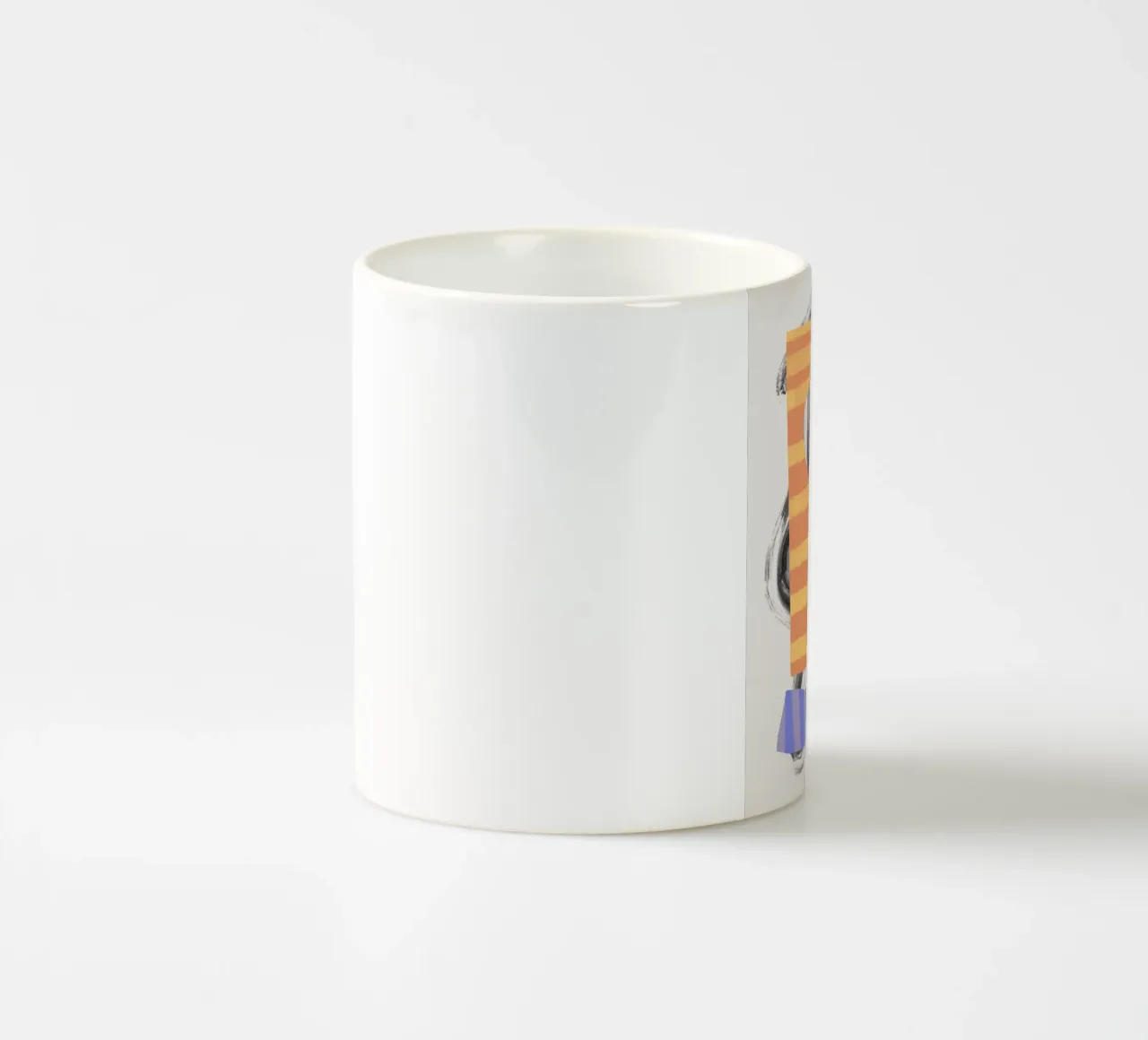 Speelse vormen compositie 10 keramische mok van Little Dean