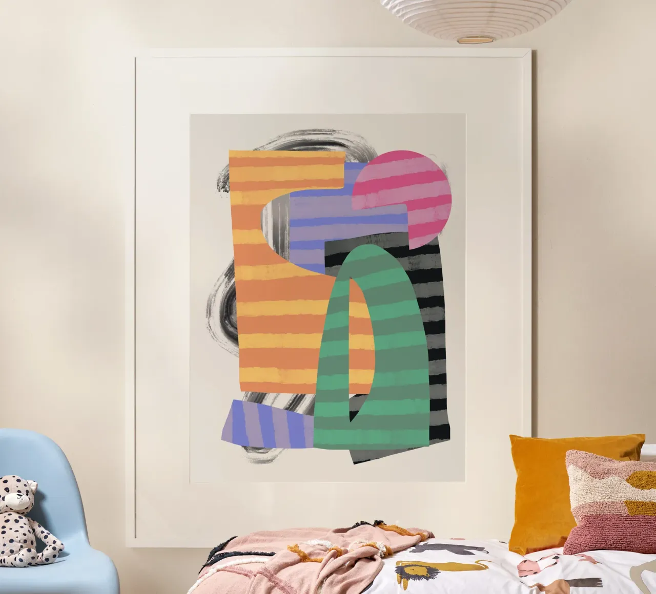 Composizione di forme giocose 10 poster da Little Dean