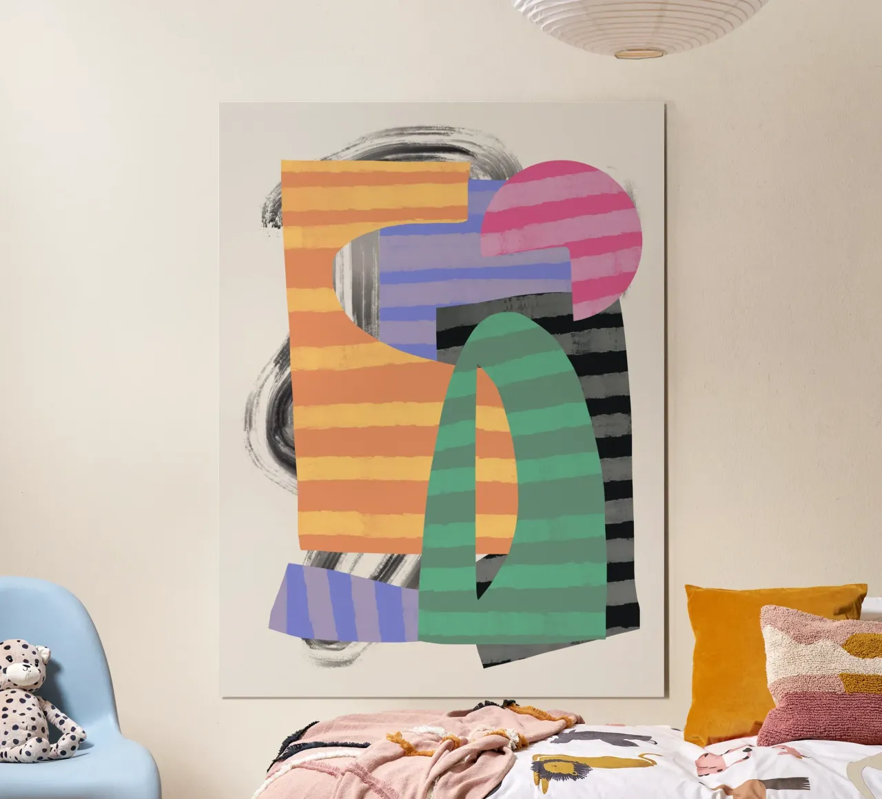 Composizione di forme giocose 10 poster da Little Dean