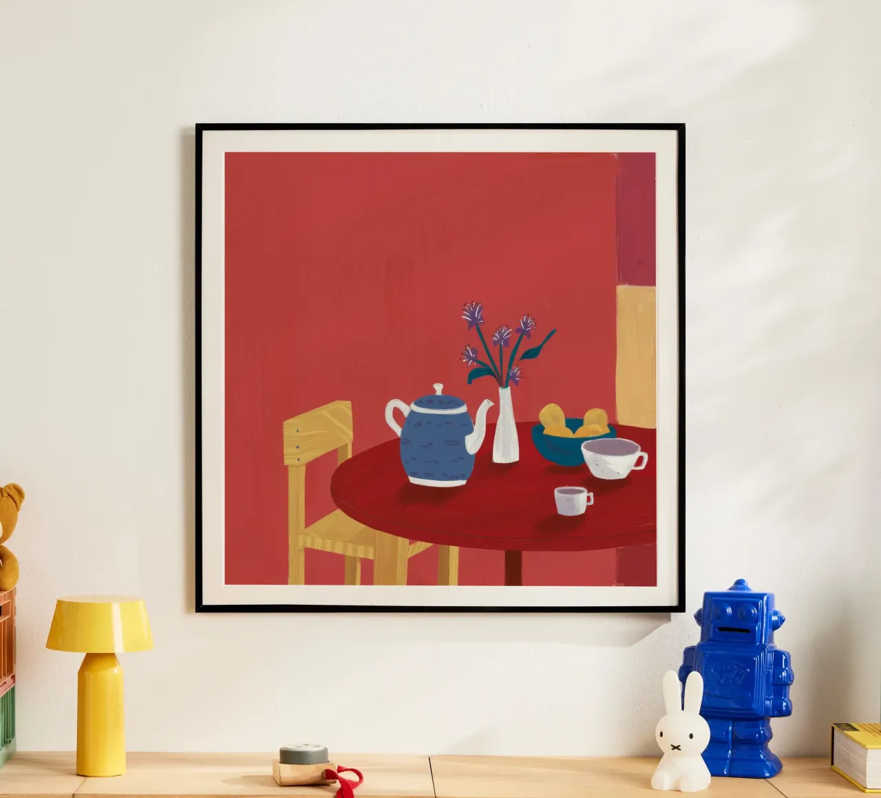 Red Table Teatime hahnemühle by Pan Denim