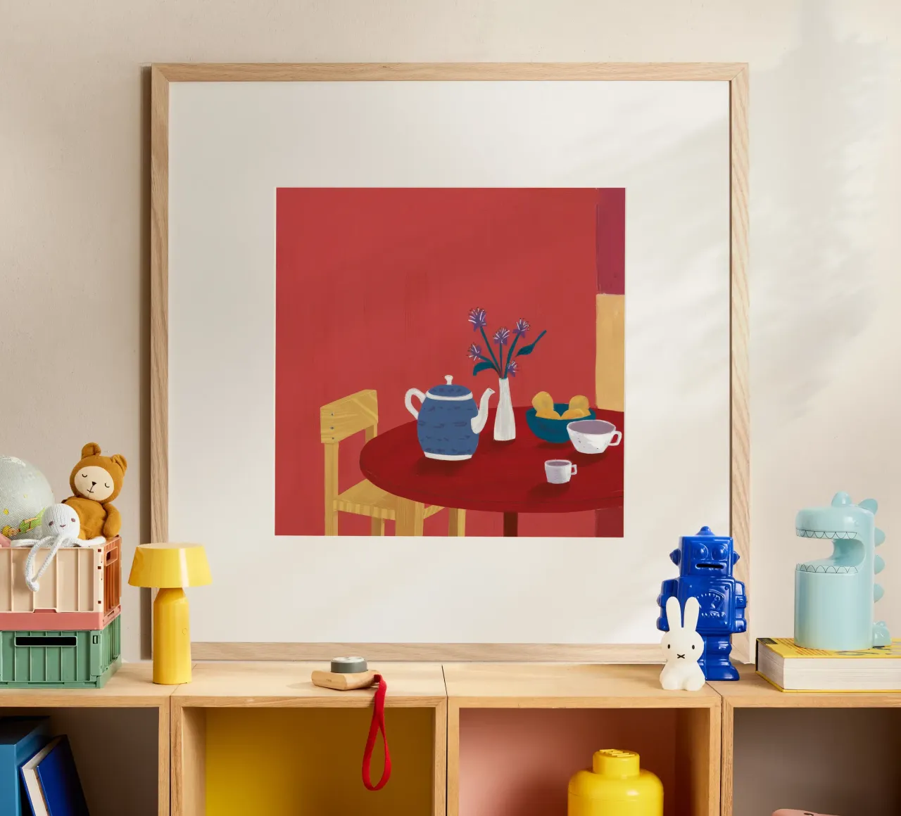 Red Table Teatime hahnemühle by Pan Denim