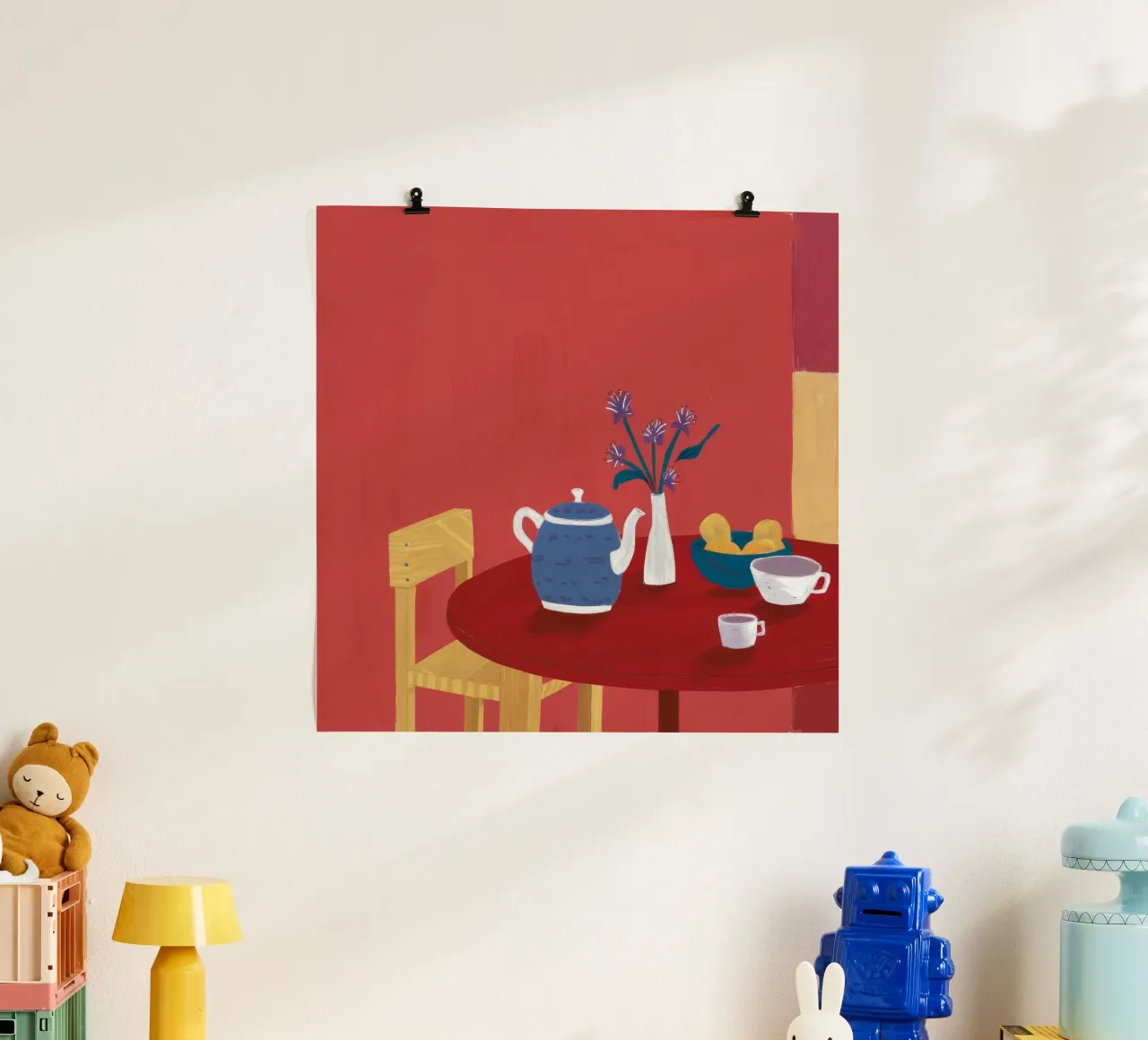 Red Table Teatime hahnemühle by Pan Denim
