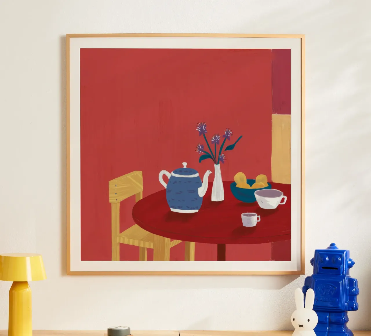 Red Table Teatime hahnemühle by Pan Denim