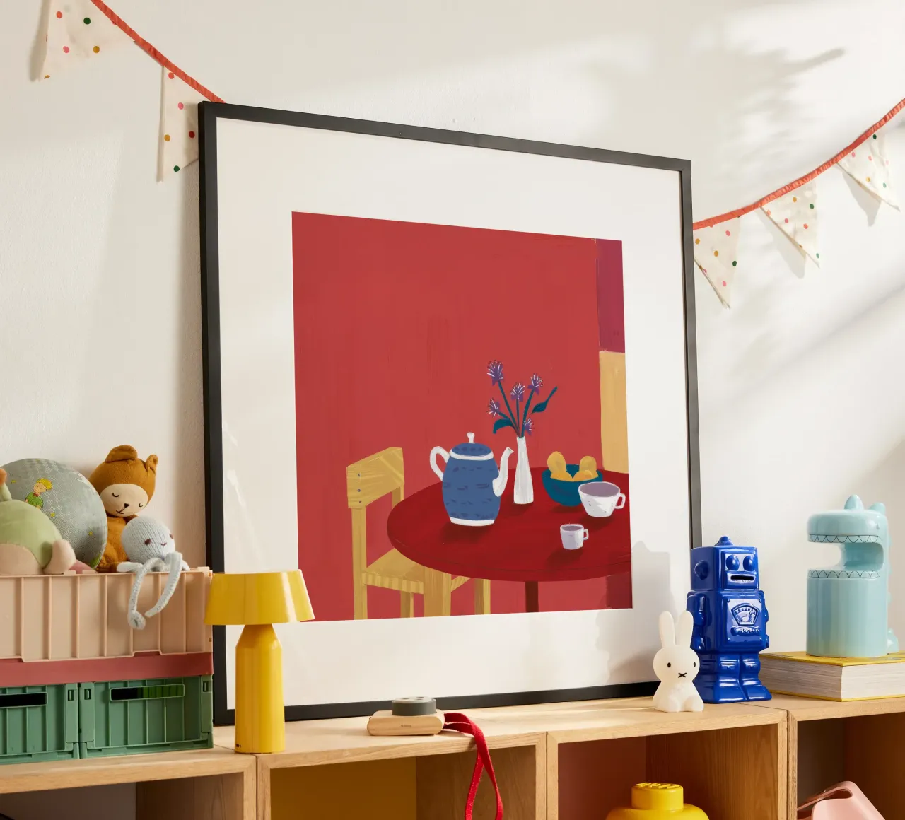 Red Table Teatime hahnemühle by Pan Denim