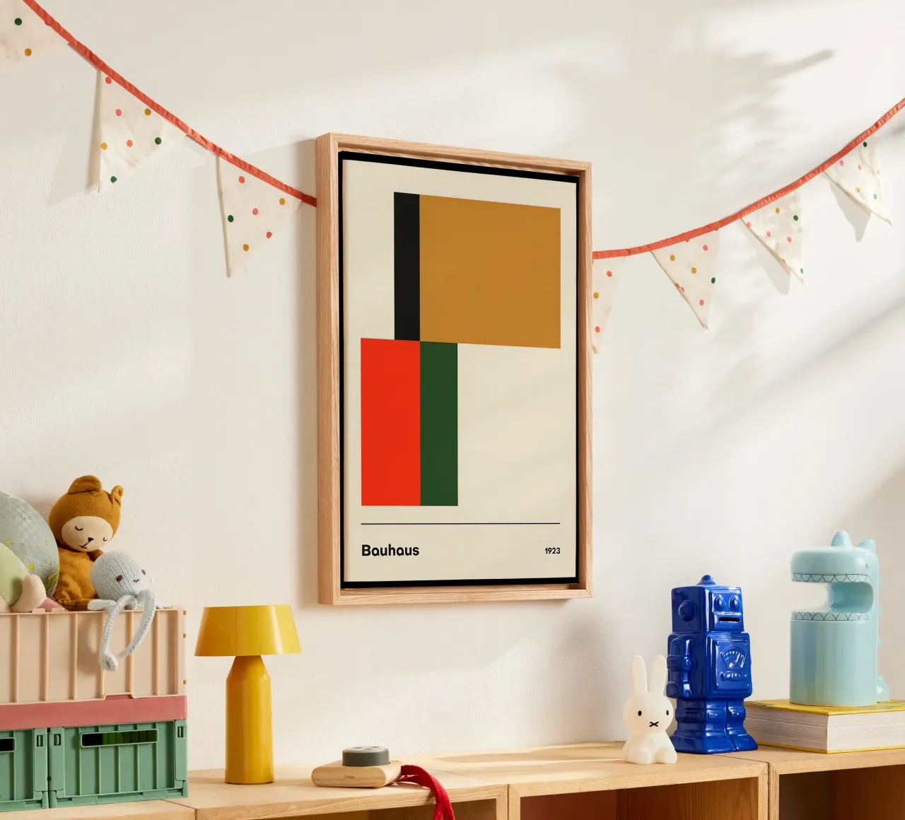 Bauhaus canvas met Baklijst van Brooke
