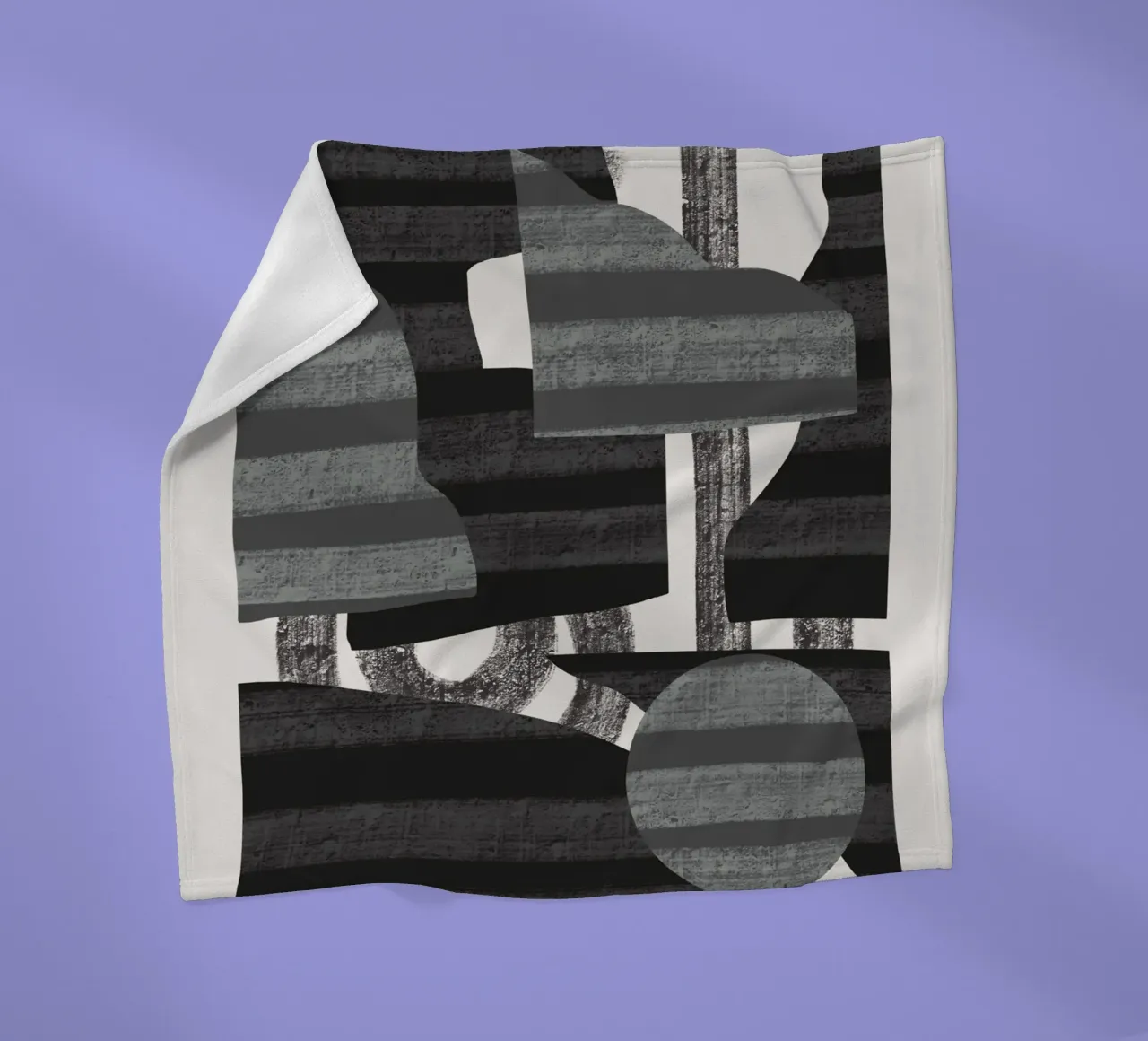 Composizione di forme giocose 12 coperta in pile da Little Dean