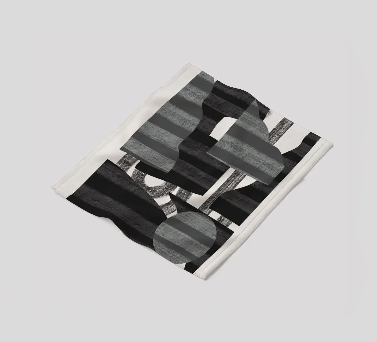 Composizione di forme giocose 12 coperta in pile da Little Dean
