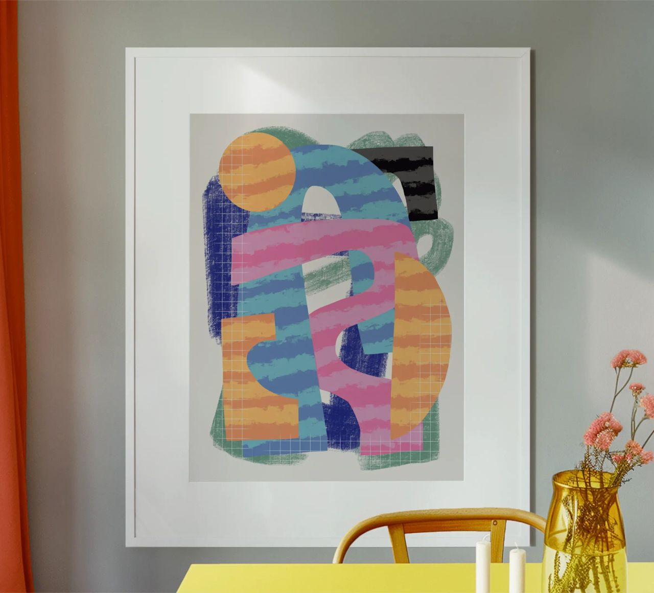 Verspielte Formen Zusammensetzung 13 Poster von Little Dean