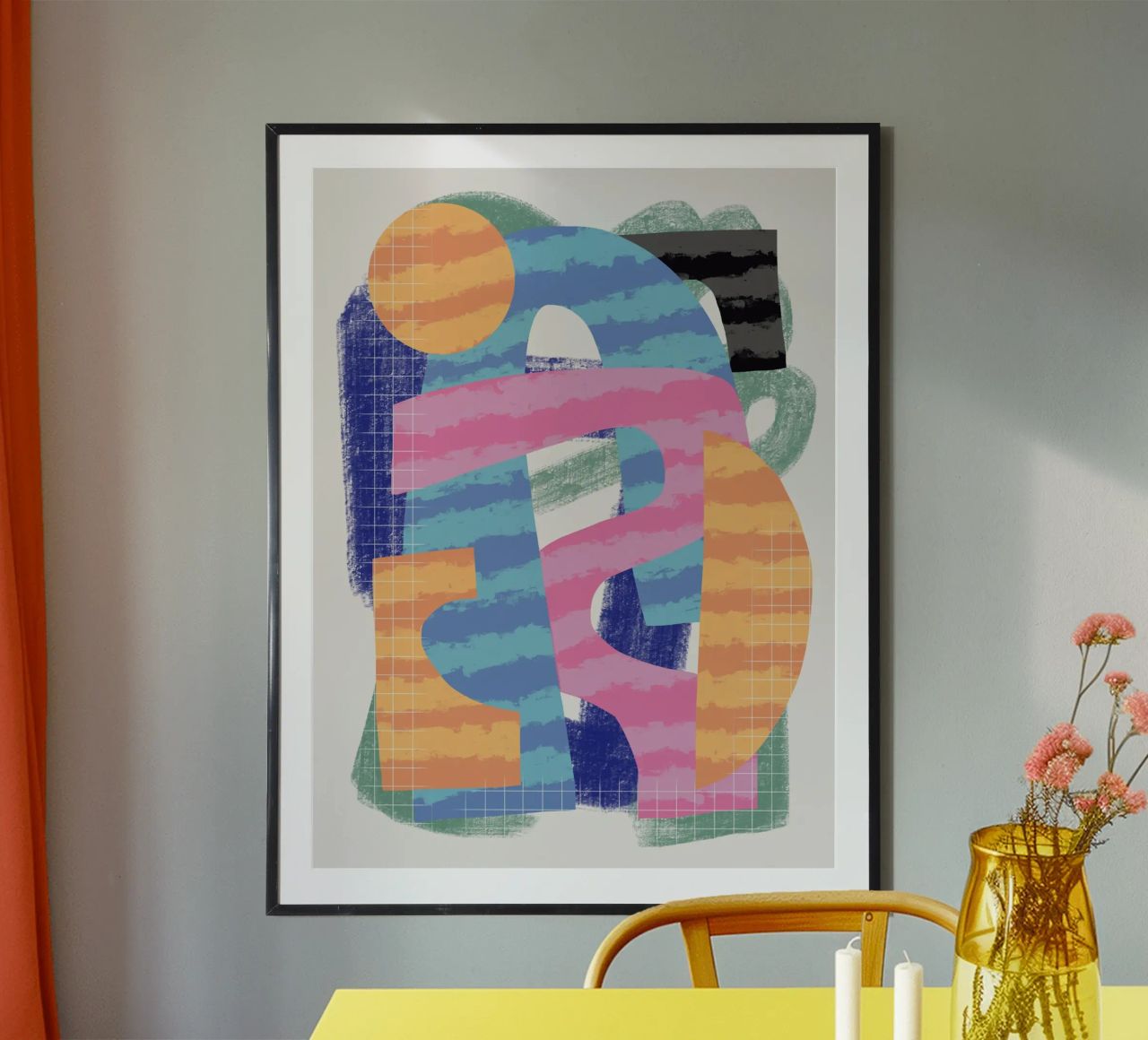 Verspielte Formen Zusammensetzung 13 Poster von Little Dean