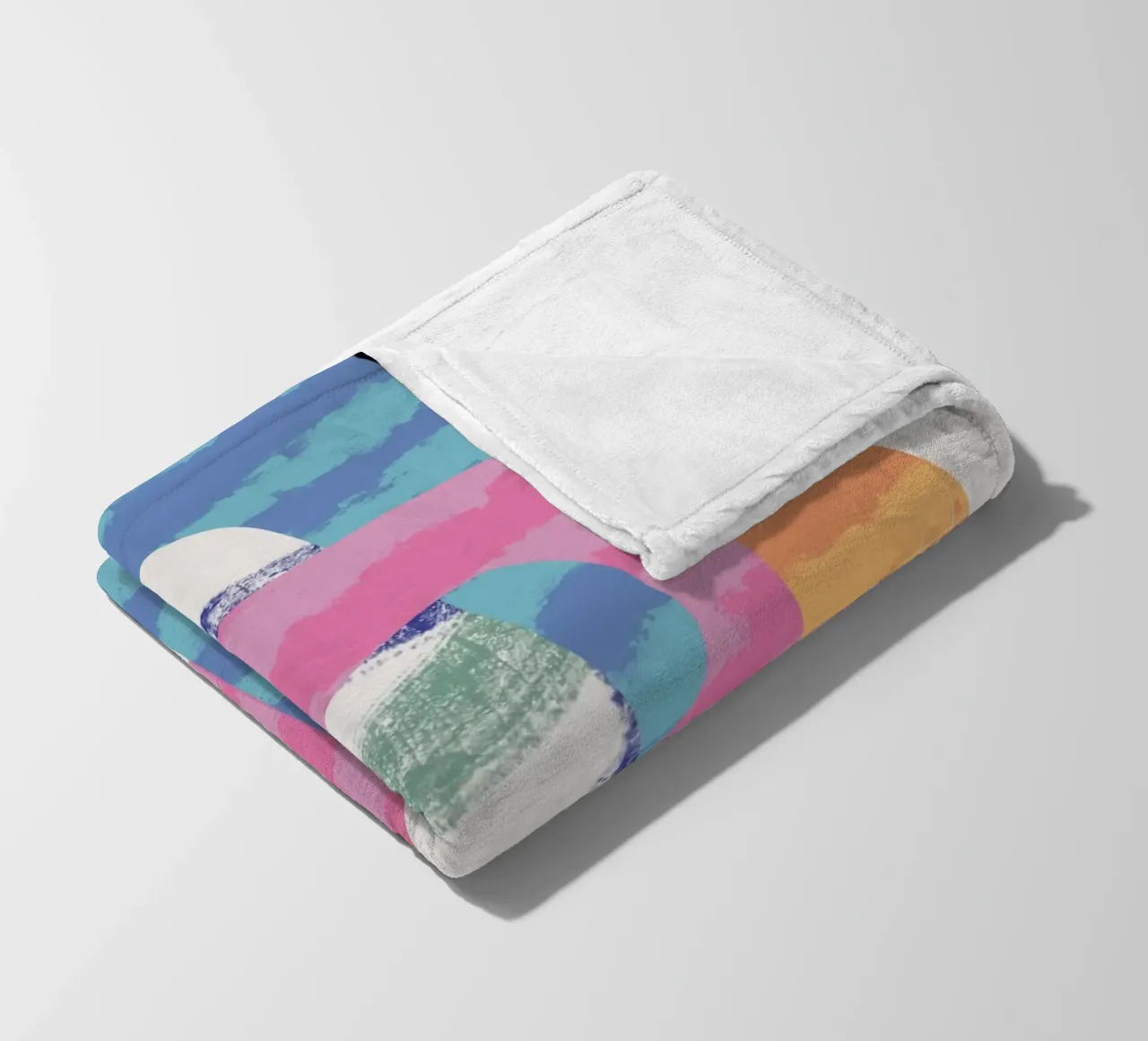 Composizione di forme giocose 13 coperta in pile da Little Dean