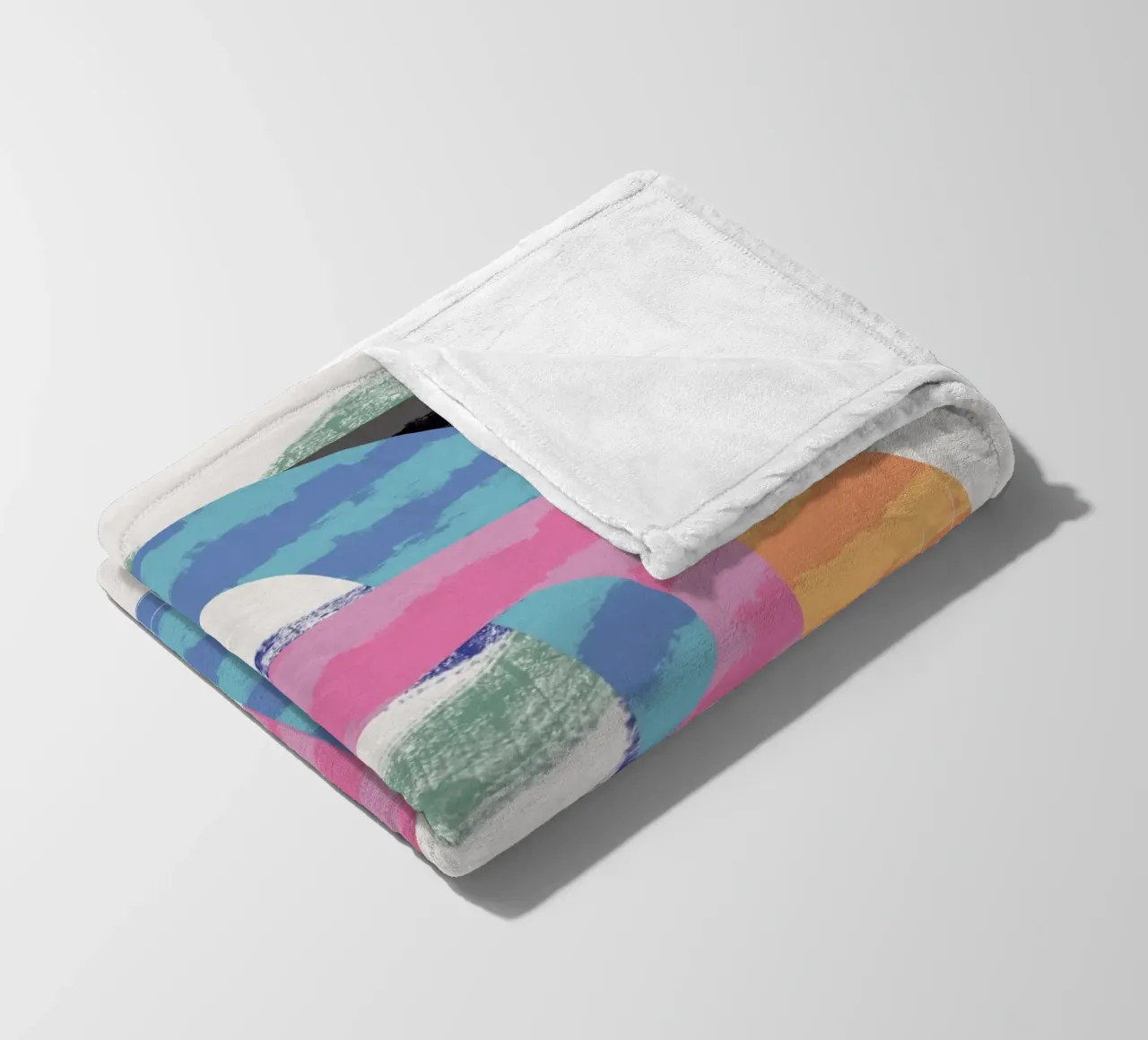 Composizione di forme giocose 13 coperta in pile da Little Dean