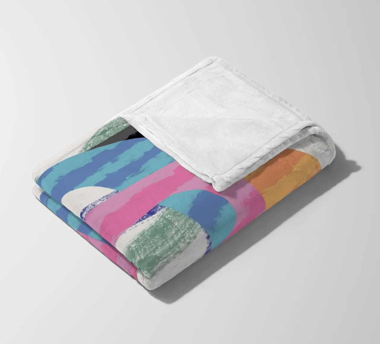 Composizione di forme giocose 13 coperta in pile da Little Dean