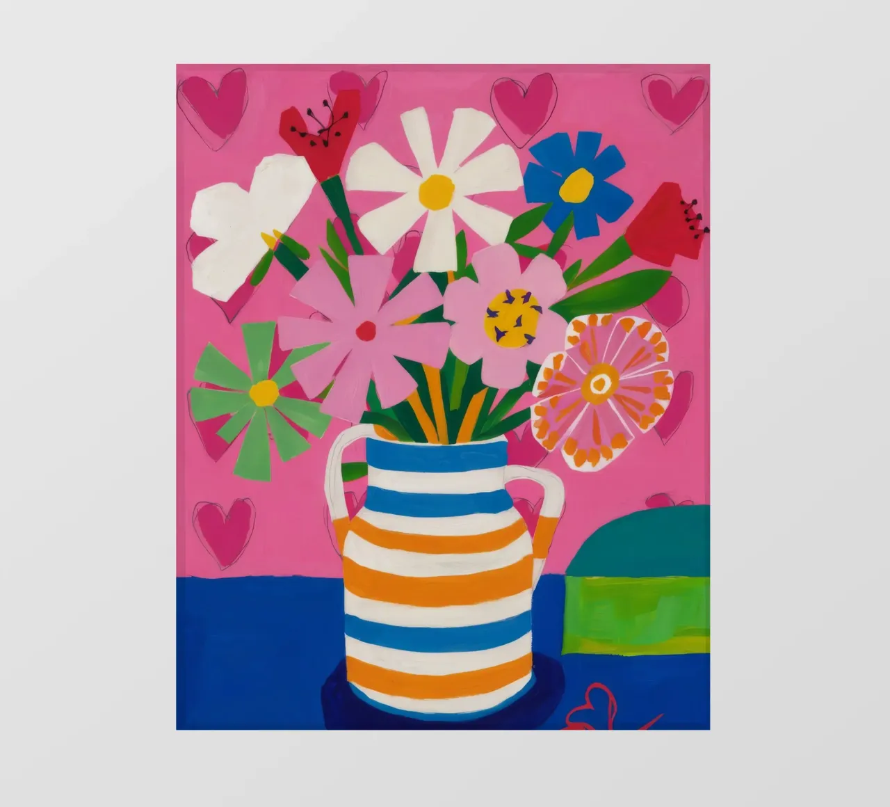 Fleurs ludiques et sincères papier peint photo de Fable Tempa