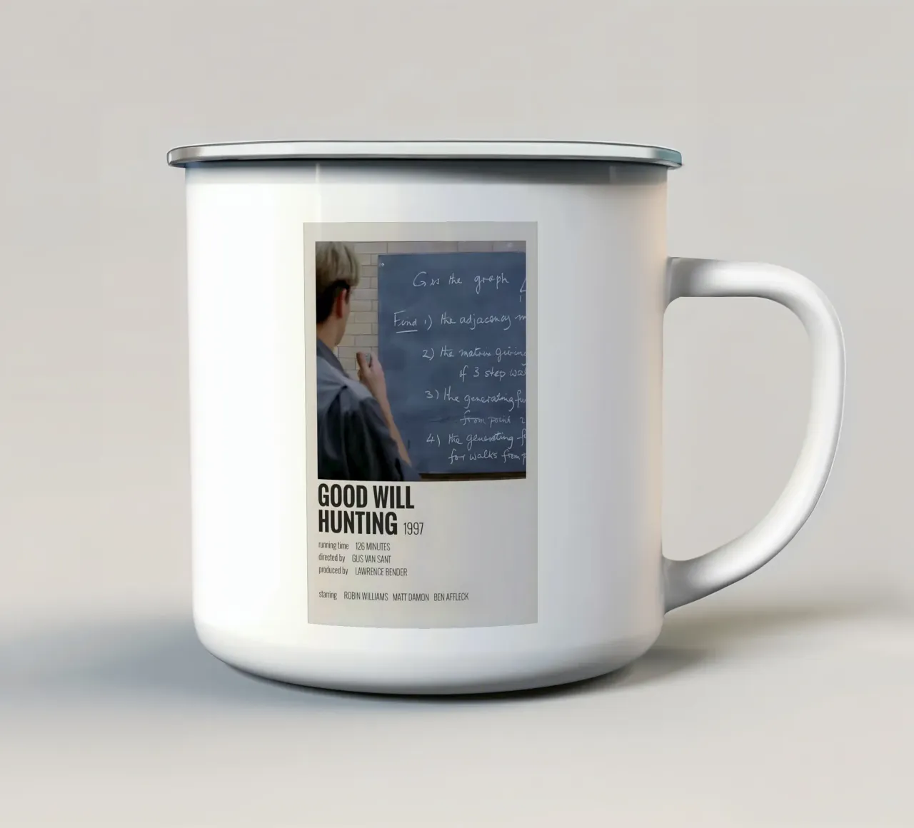 GOOD WILL HUNTING 1997 tazza in smalto da MVFminimalist
