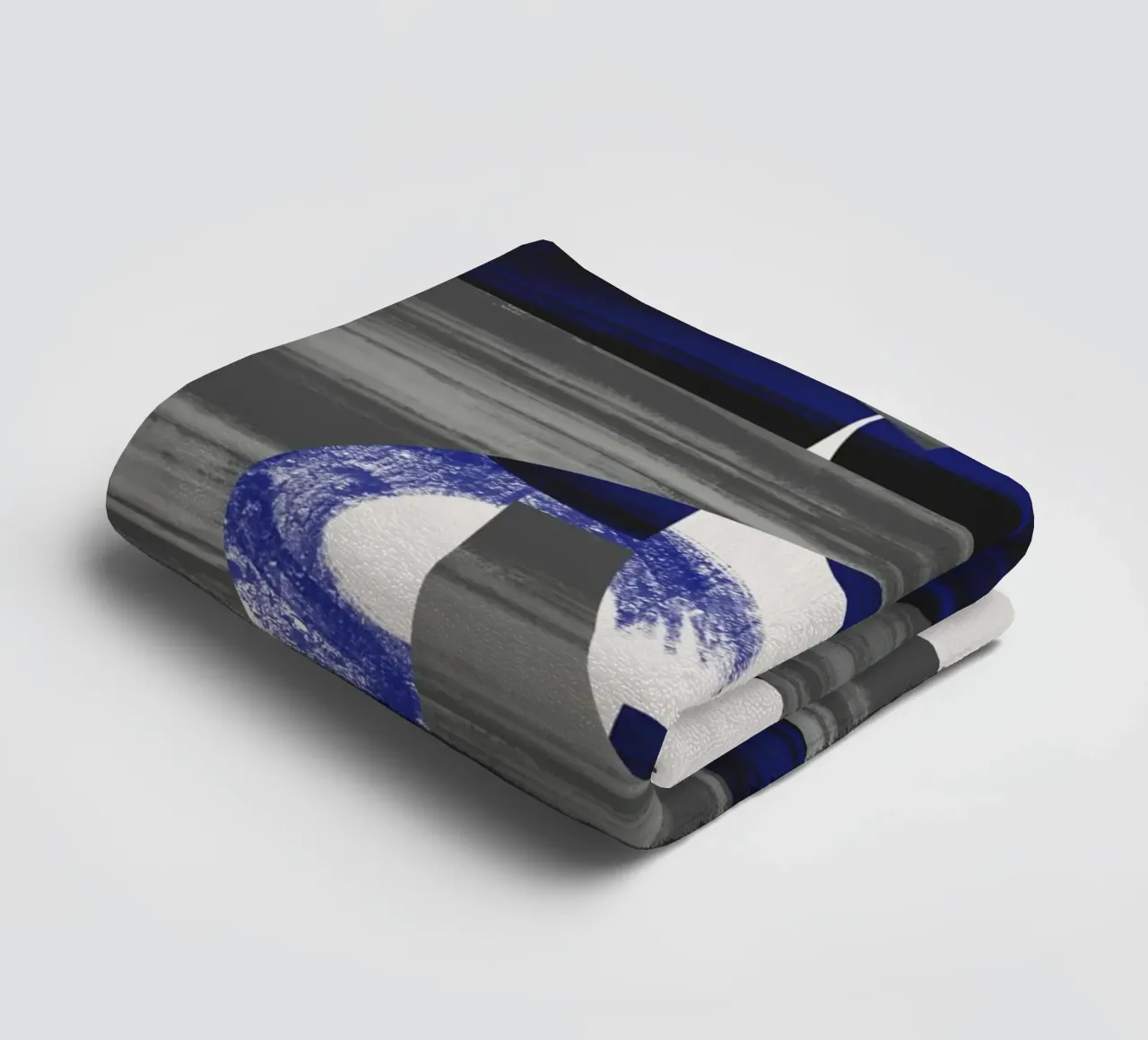 Speelse vormen compositie 14 badhanddoek van Little Dean